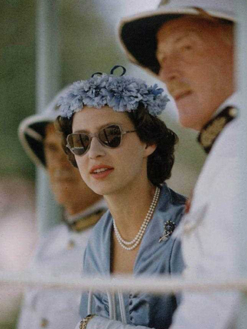 玛格丽特公主年轻时戴的墨镜太有型了 玛格丽特公主虽然身高没有优势