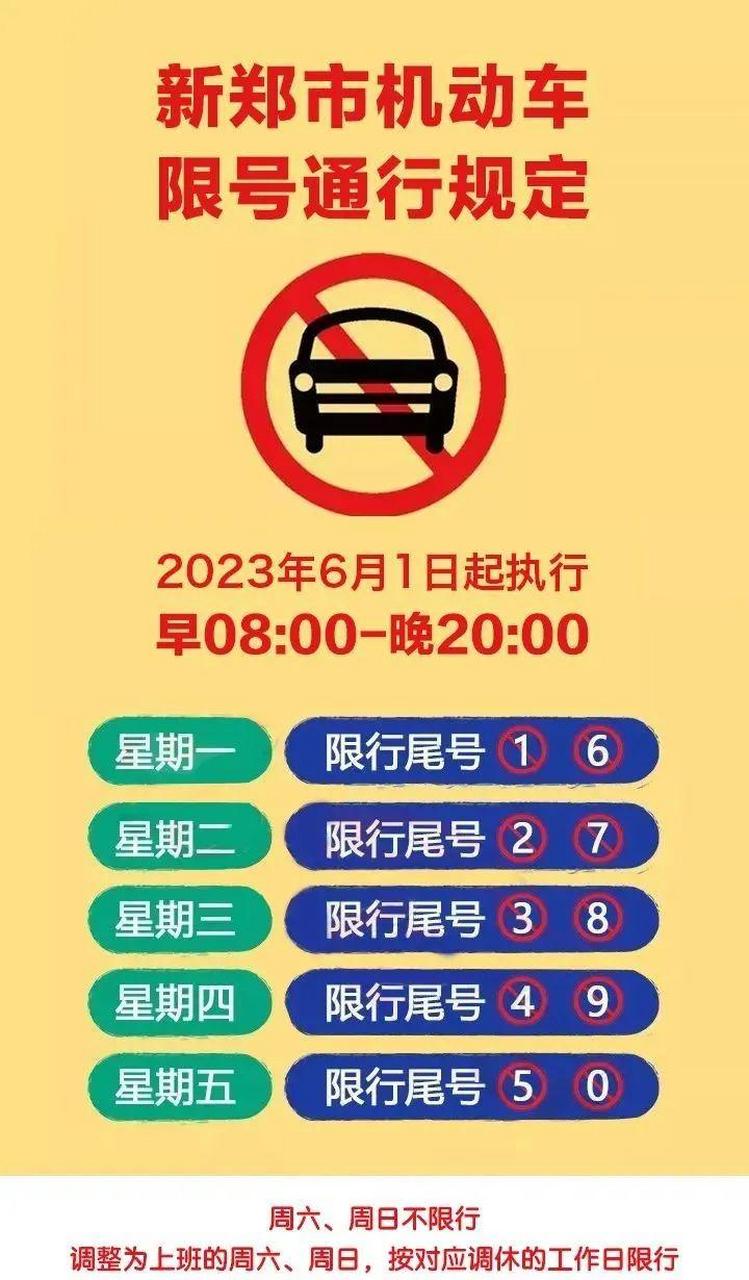 新郑与龙湖拟于6月1日起限行!港区经过这里的老乡请注意!