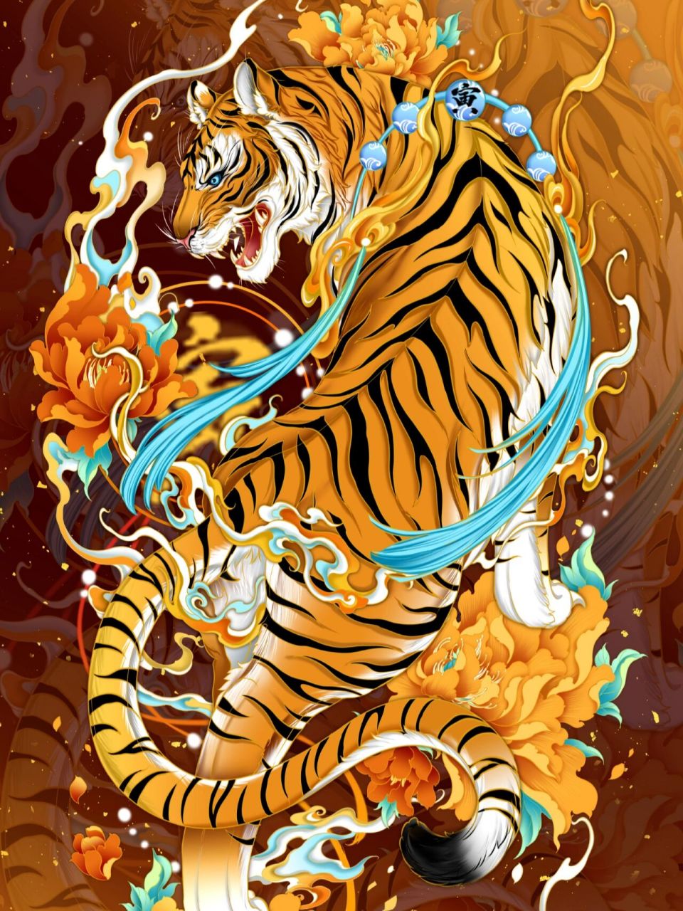 一向认为老虎至阳至刚,能够食鬼辟邪伏魔,虎以人类守护神的形象而存在