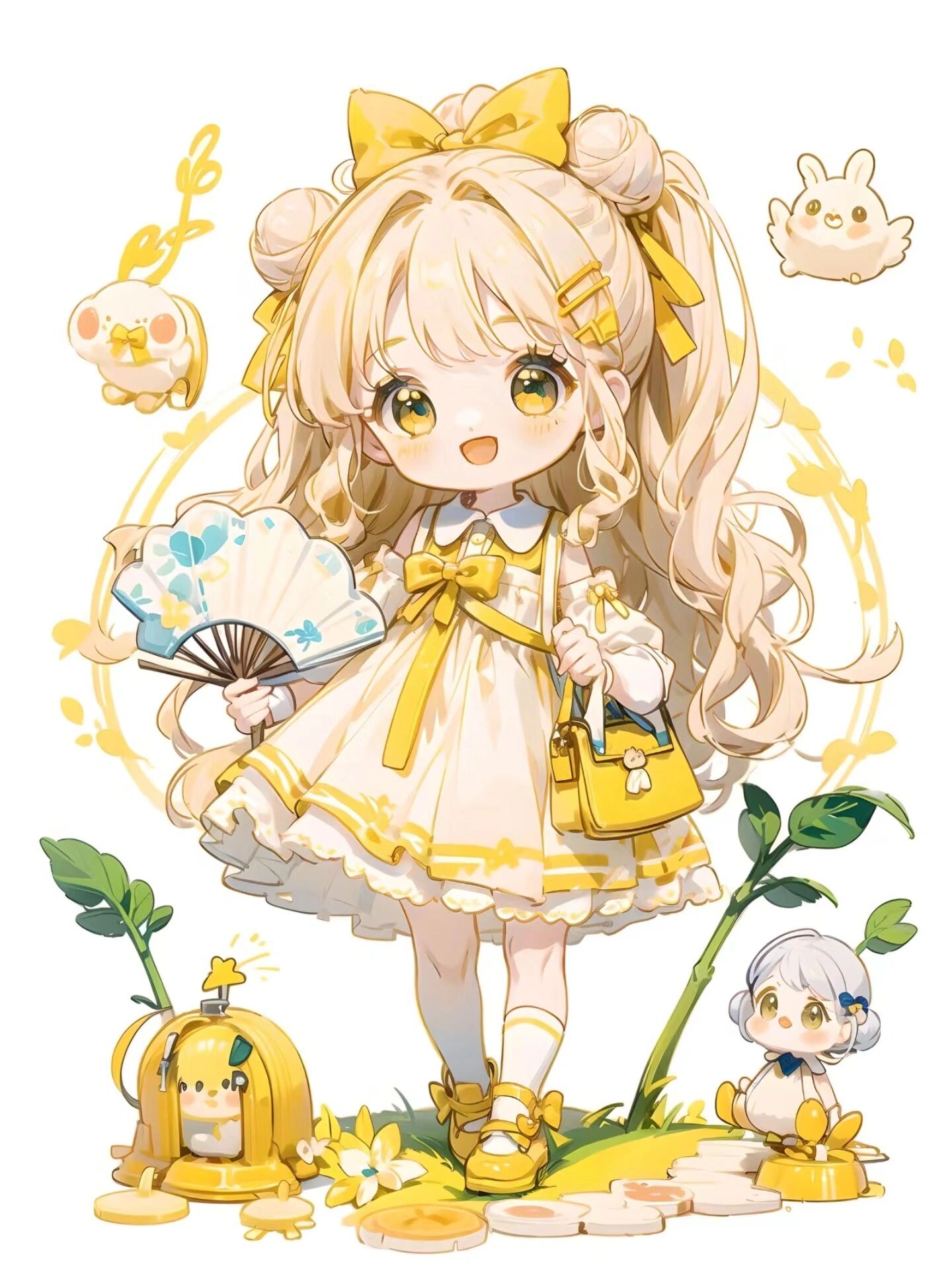 黄色系动漫头像来了!