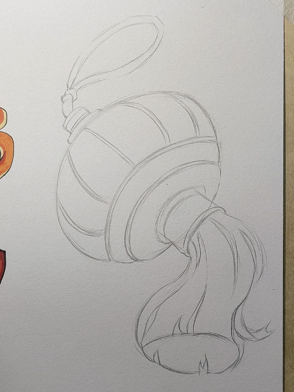 马克笔绘画|灯笼96【附带过程图】 临摹自