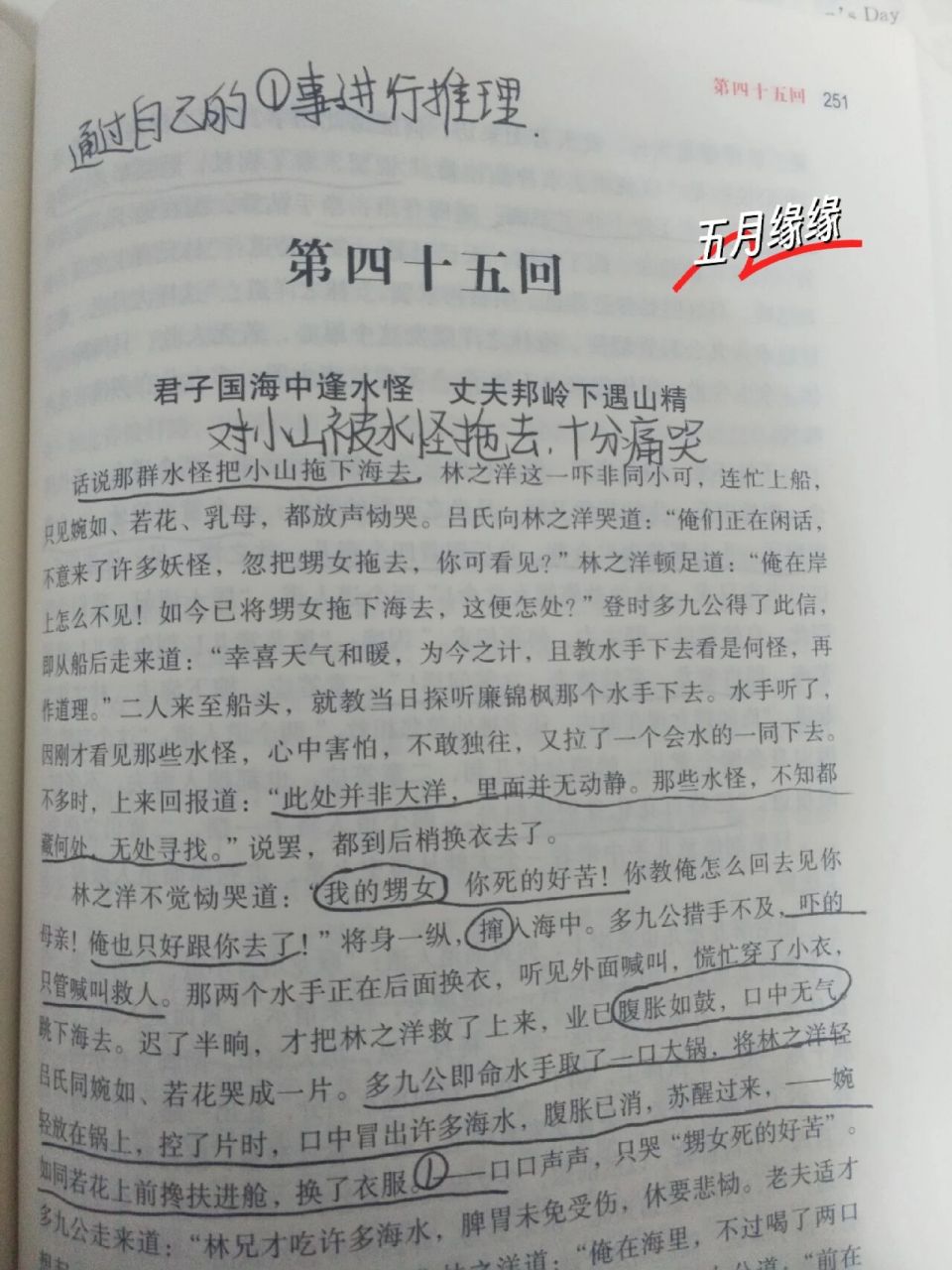 镜花缘读书小报图片