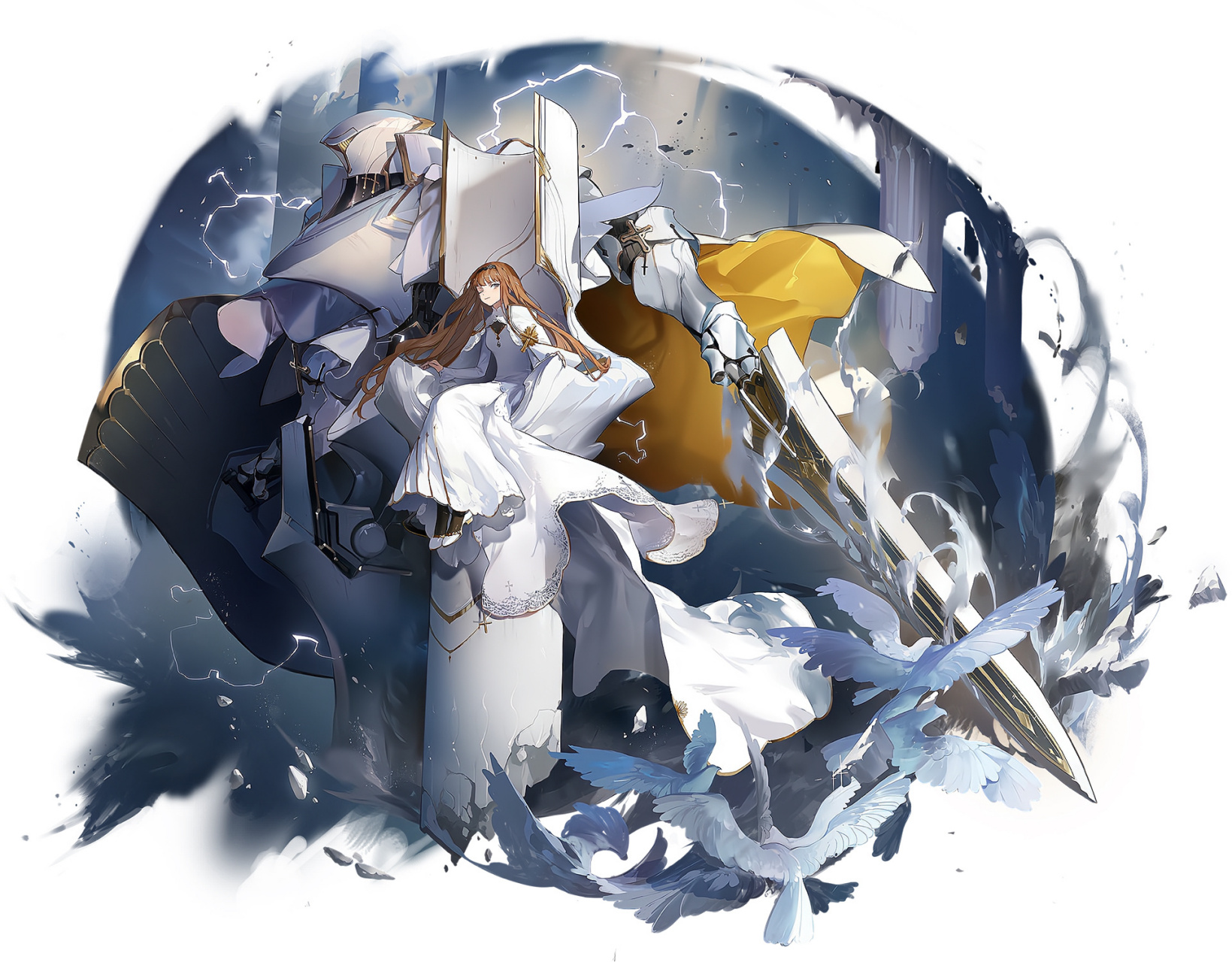 【审美】坚持看图打卡77 白夜极光立绘欣赏 游戏:白夜极光 91共计