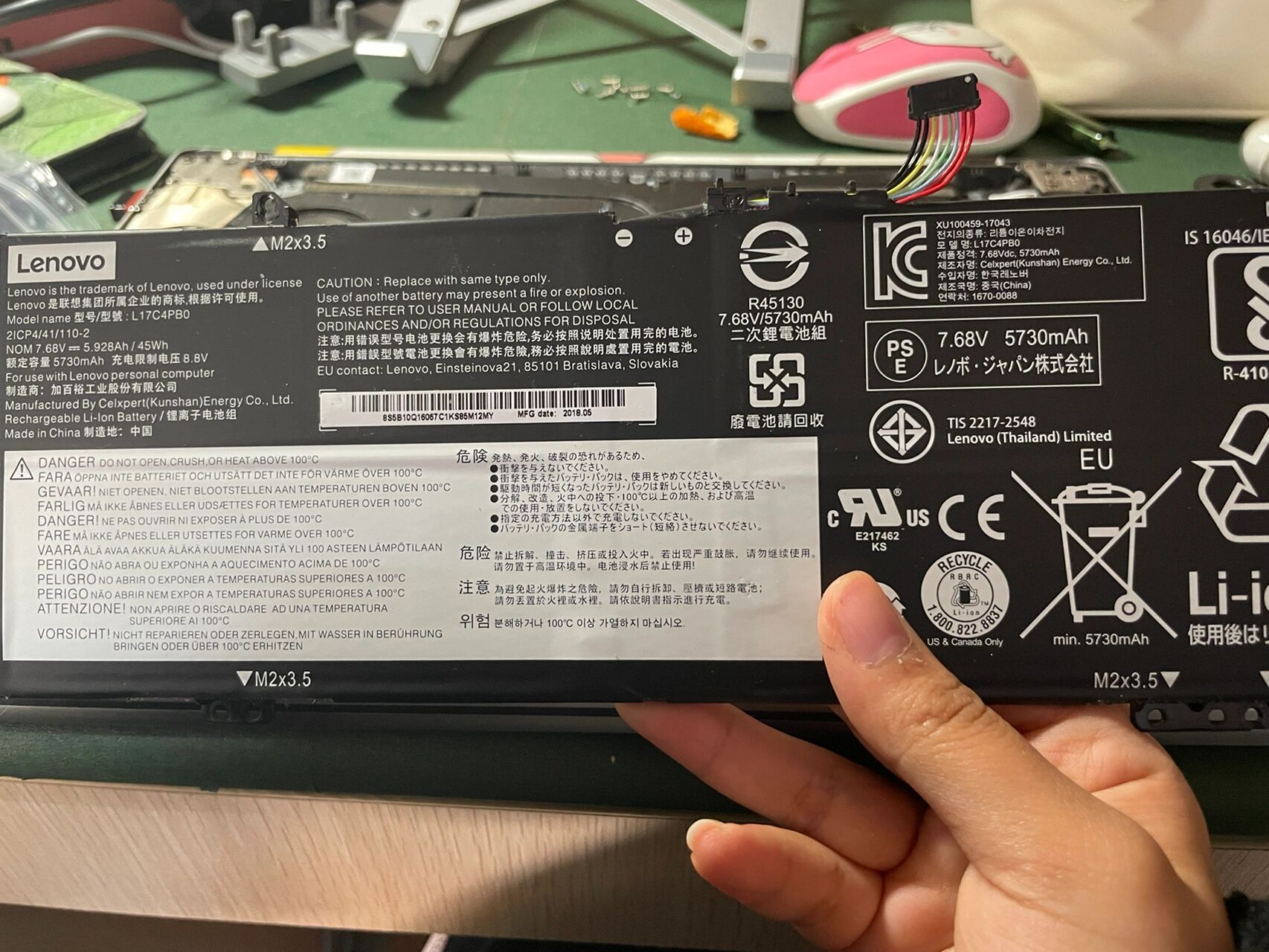 自己动手换联想小新笔记本电池