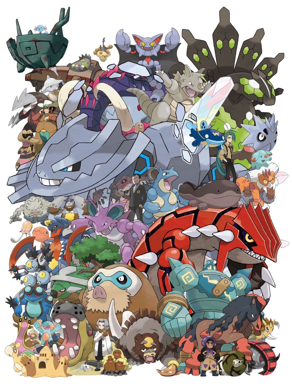 7215地面系宝可梦大集合7215 08地岩钢三兄弟属性终于有一