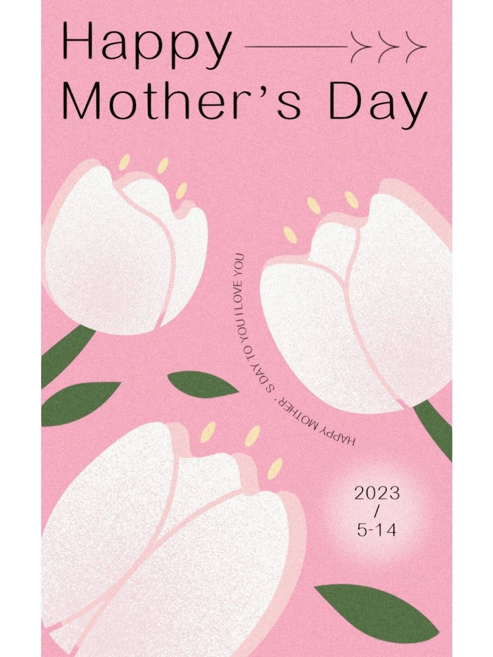 ps海报 | 简易郁金香93母亲节海报93附教程 78母亲节海报93第