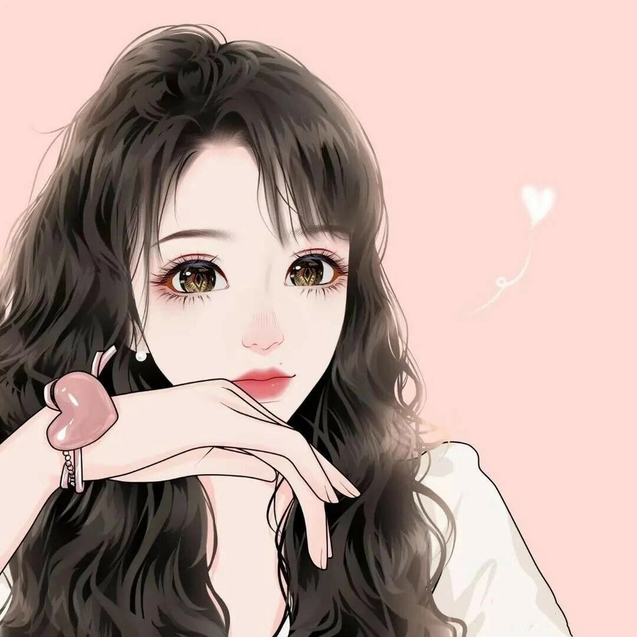 多款女生真人手绘动漫头像,气质美女 有气质的女生真人手绘动漫头像