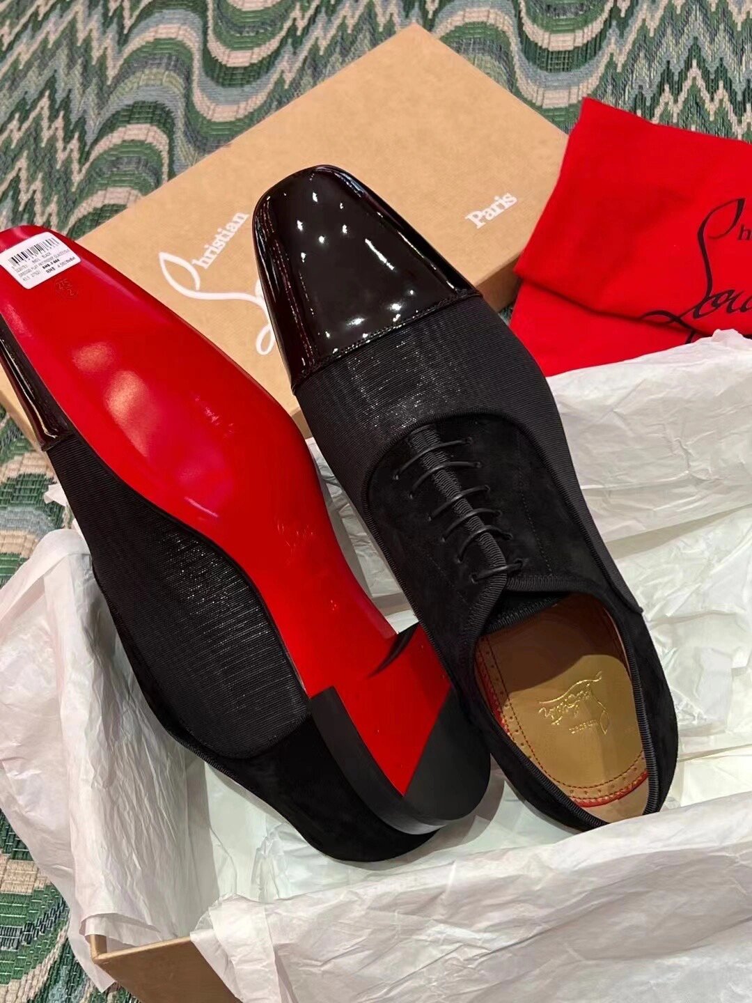 高品质男鞋👞christian louboutin红底鞋