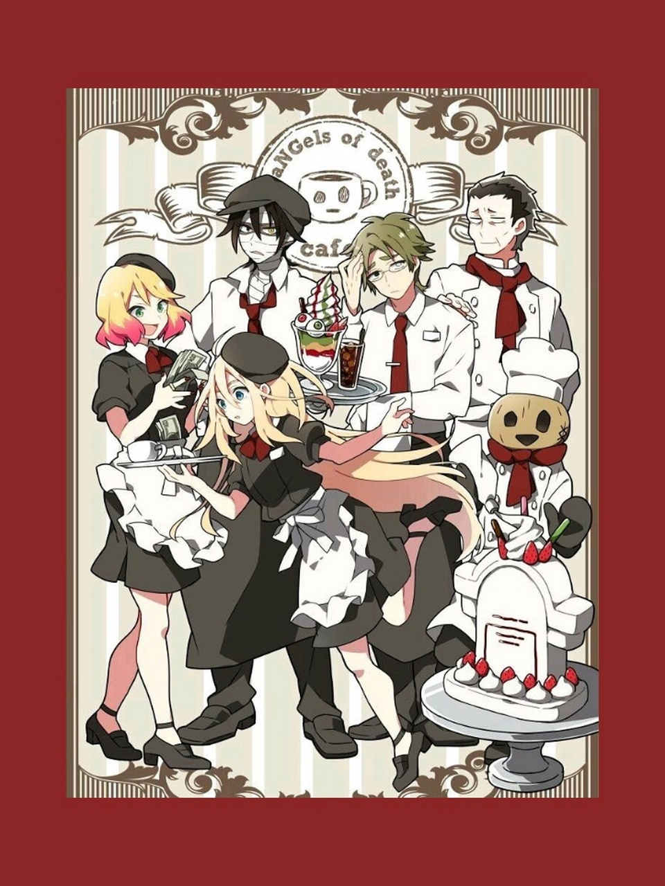 杀戮天使壁纸(明日更头像) 杀戮天使的壁纸不仅有一点恐怖又有亿点