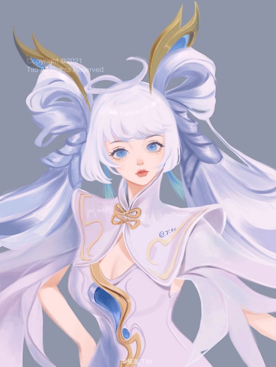 【王者系列插画】孙尚香异界灵契 "以守护为契,与世界缔约" - 电绘