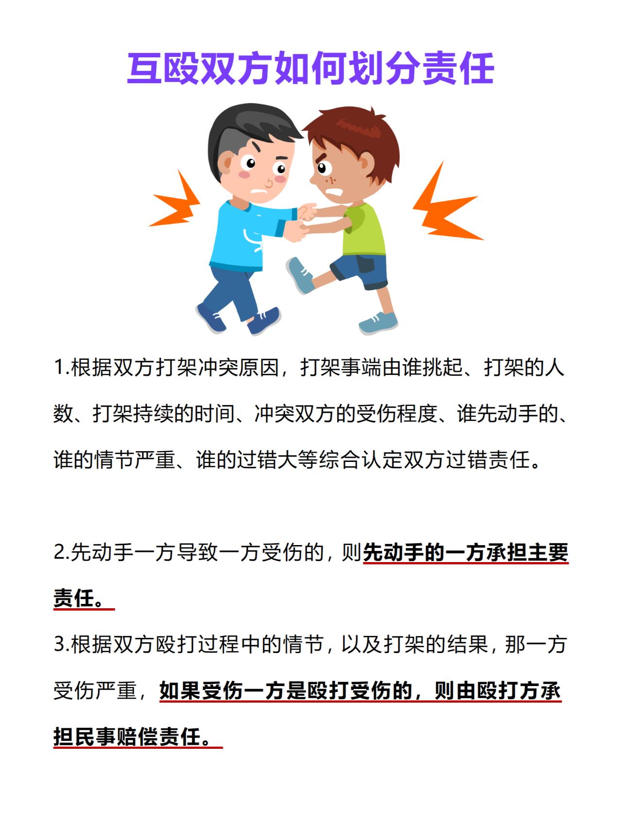 互殴在乎谁先动手吗