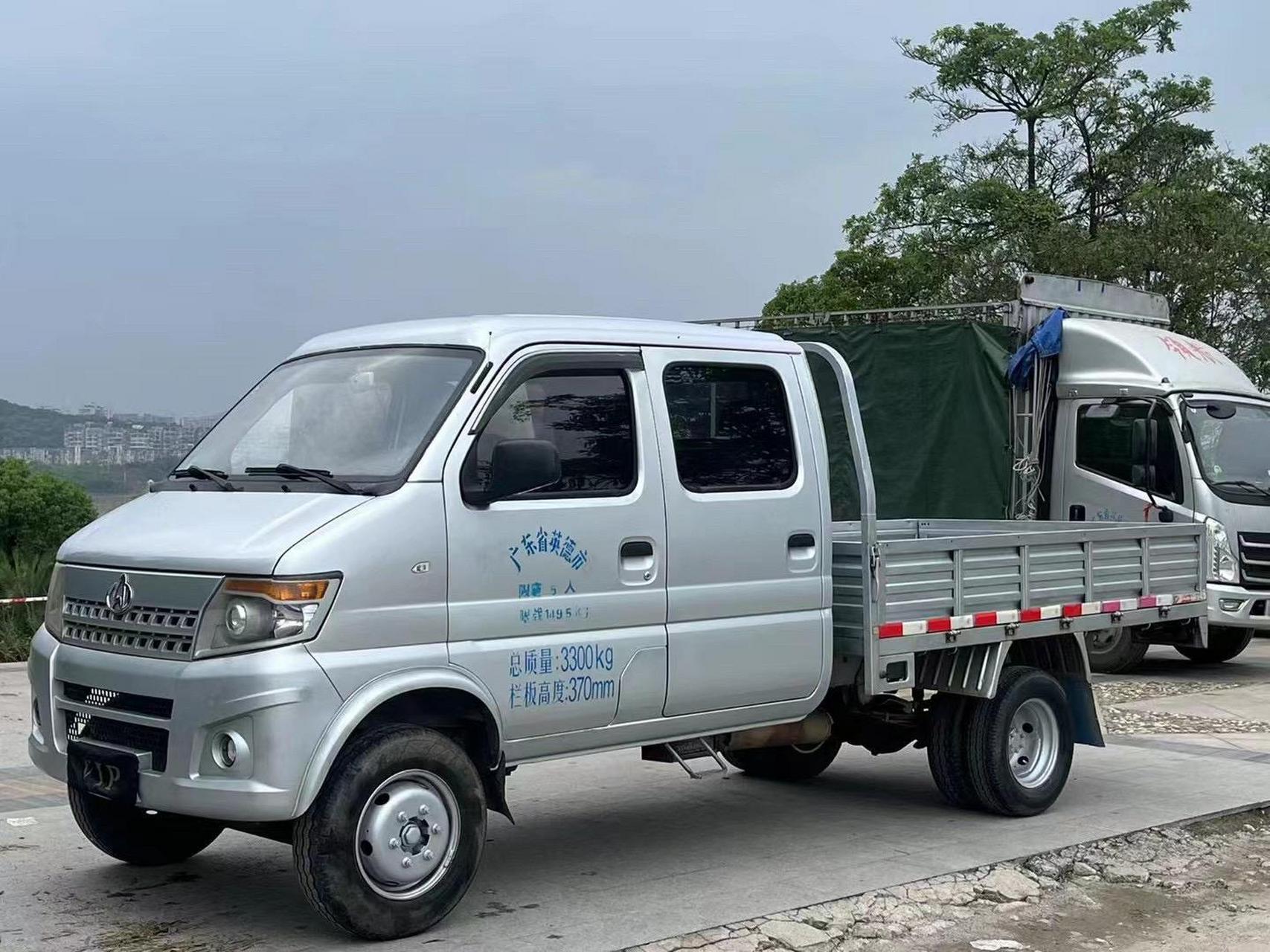 2017年长安神骐t20双排后双轮 2.5米平板货车,1.