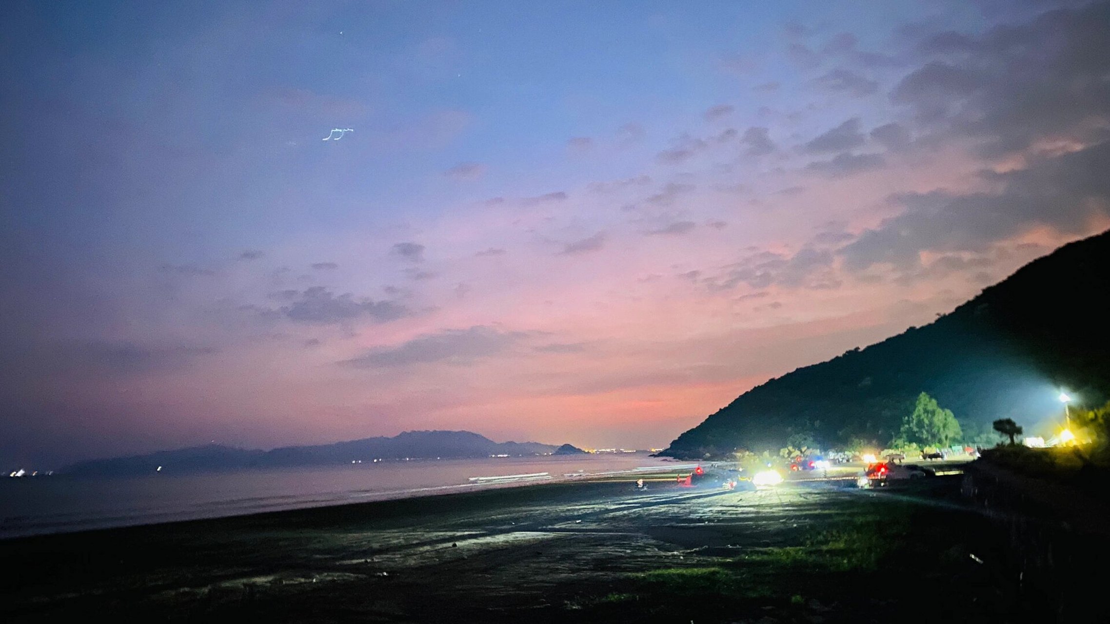 珠海木头冲沙滩丨绝美沙滩落日6015 珠海绝美日落--木头冲沙滩