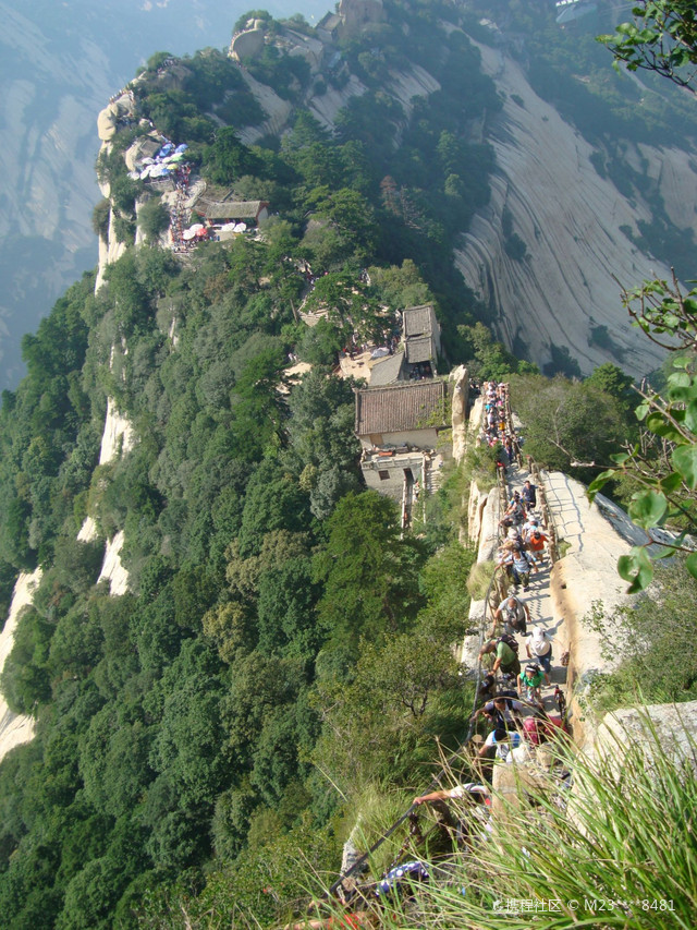 险峻的华山