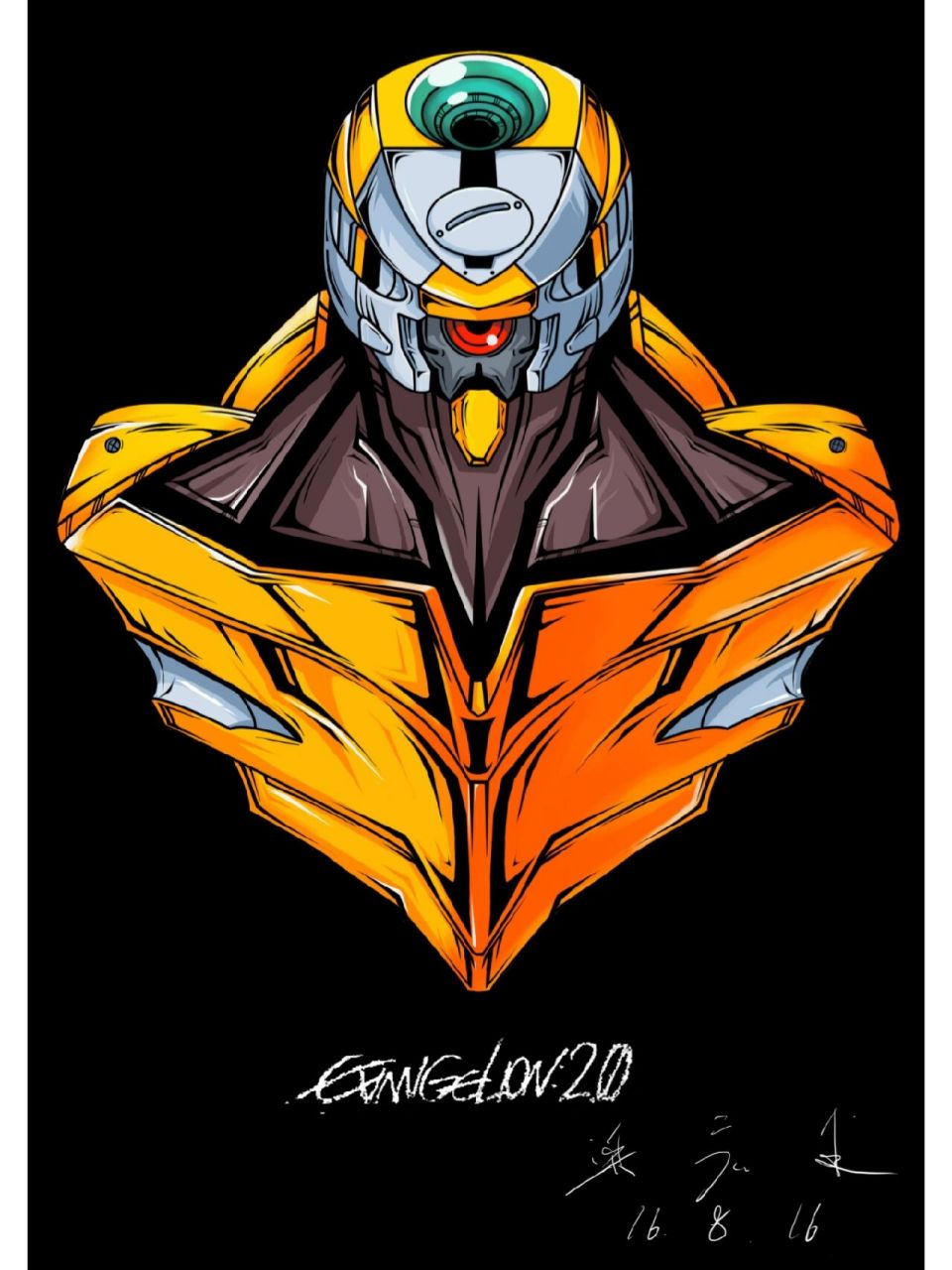 二号机,零号机,初号机,都有 新世纪福音战士