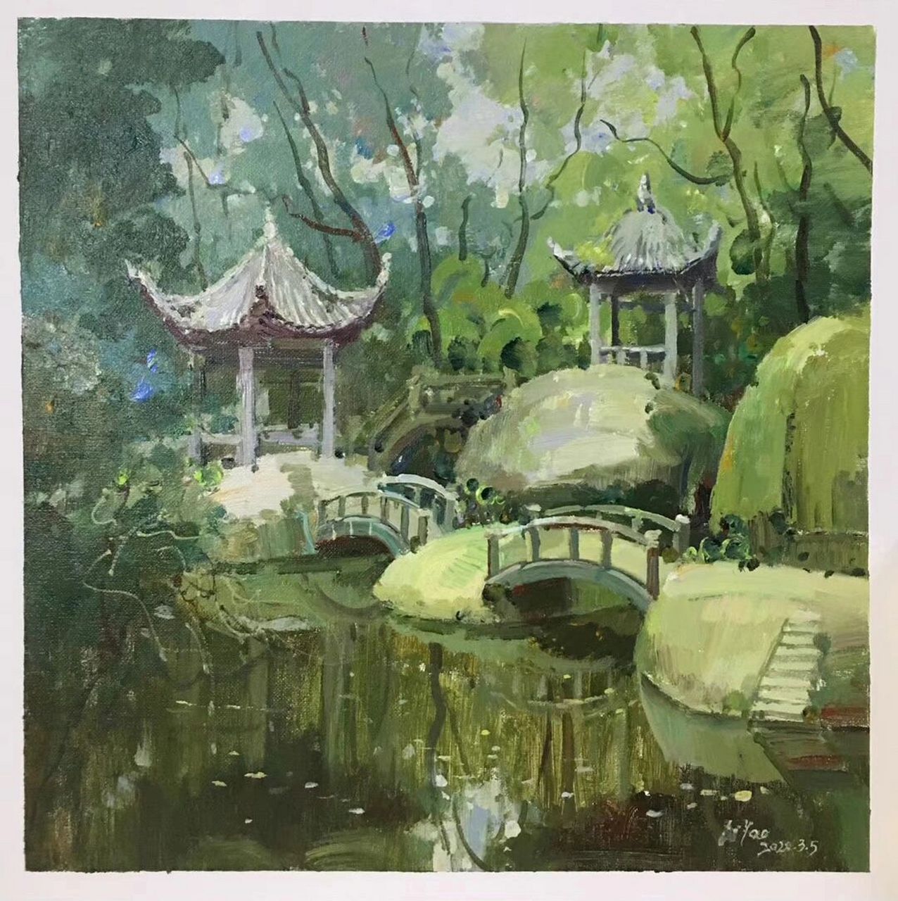 画我的母校 重庆市江津区白沙镇聚奎中学