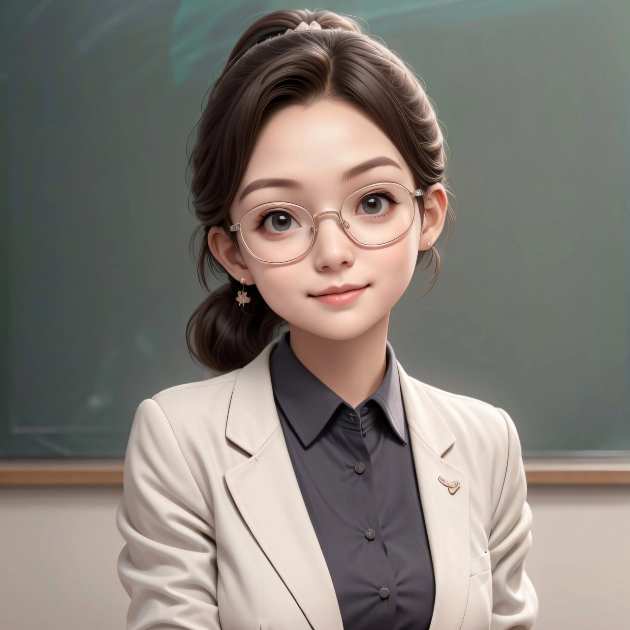 女生头像99996992职业系列之老师(化学老师) 原图9315取