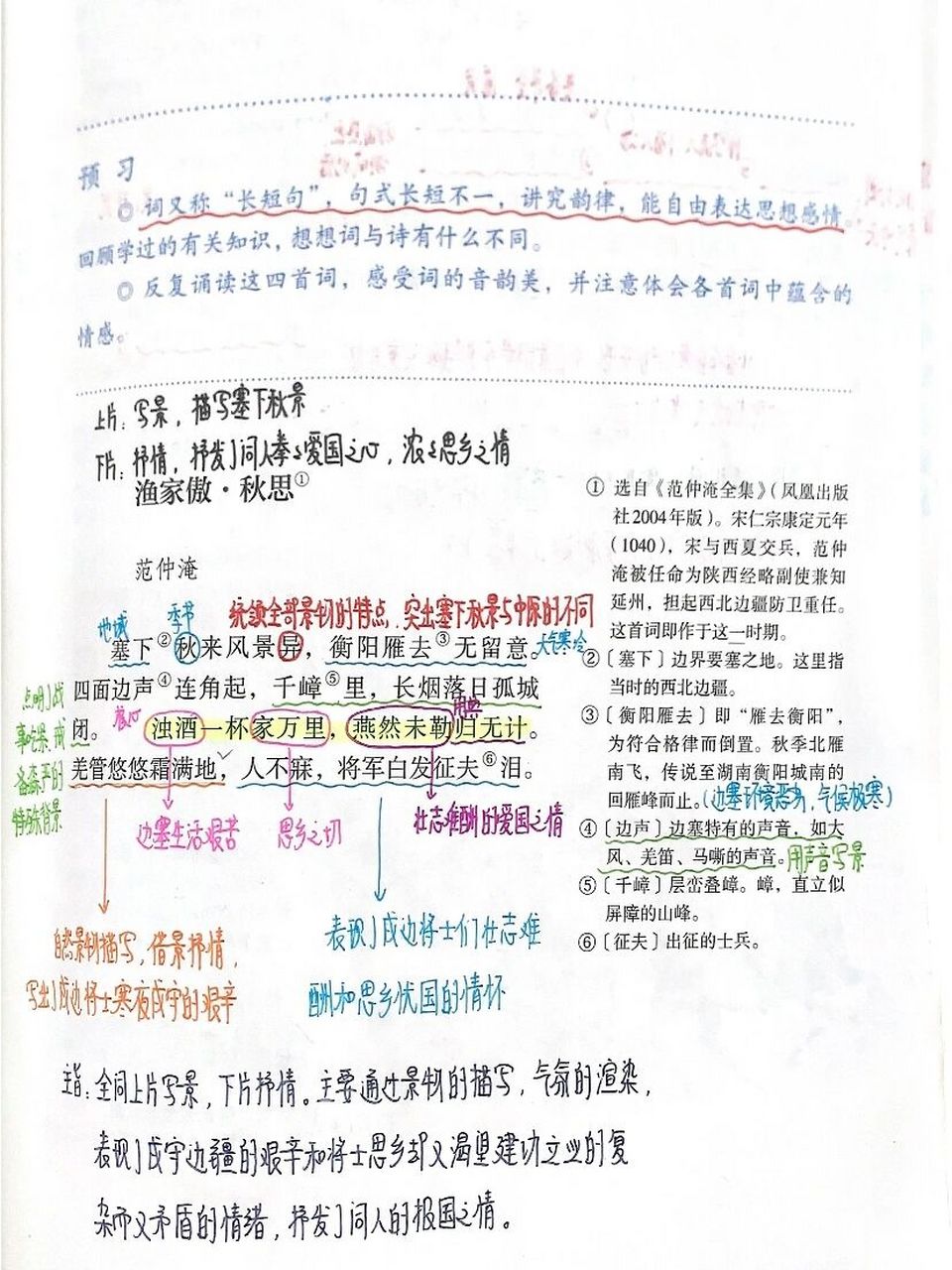 备课笔记|九下语文12课《词四首》 九年级语文下册第12课《词四首》
