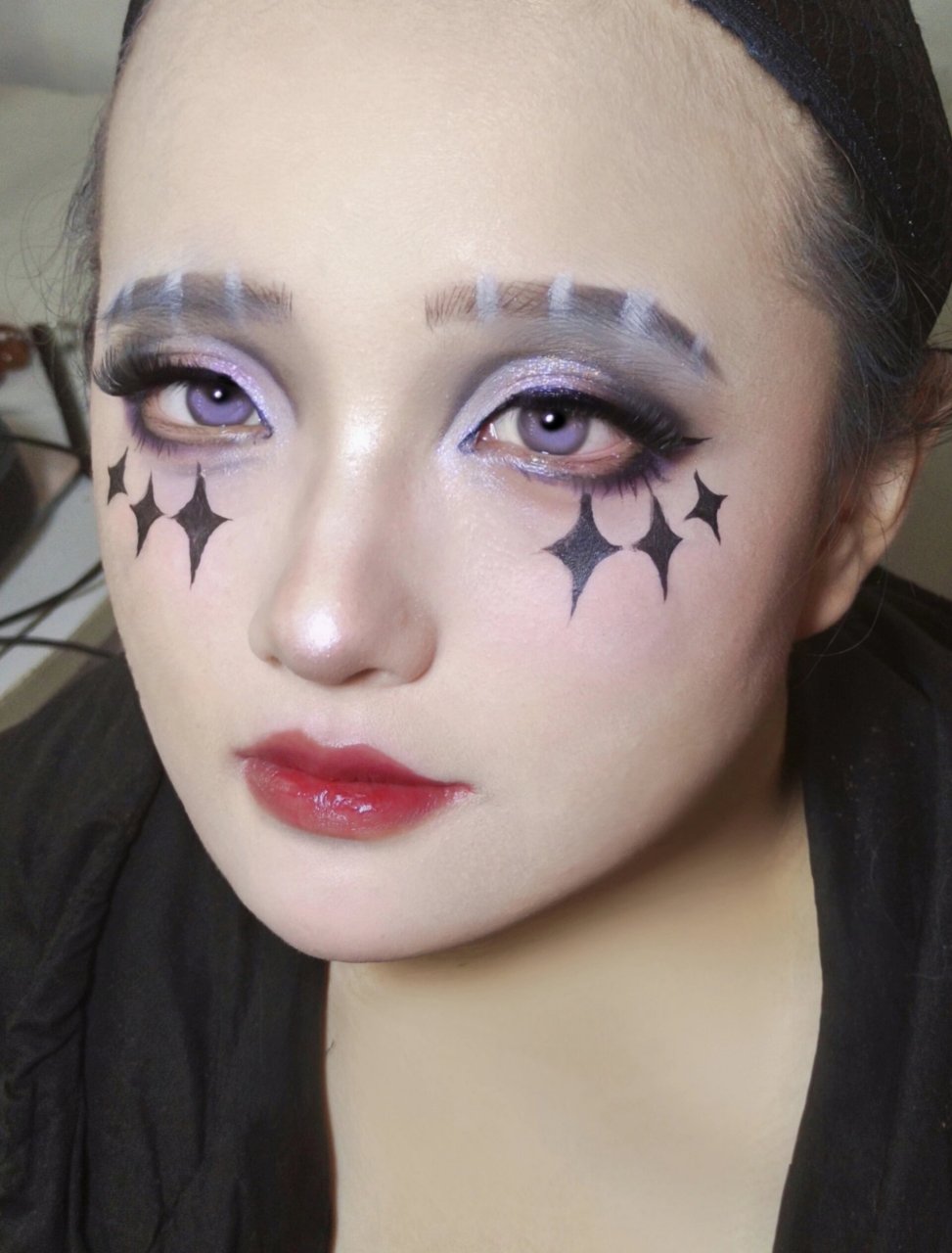 第五人格 心理学家长夜cos眼妆 p2有全脸效果 给客妹化滴正片妆 我的