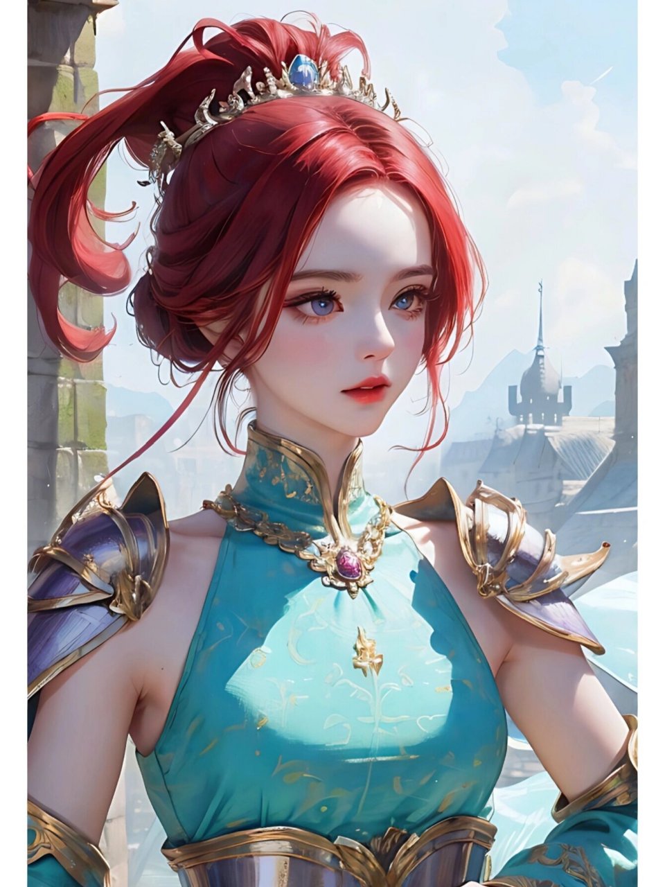 红发公主|壁纸头像 迪士尼红发公主叫爱丽儿公主,她聪慧,好看,漂亮