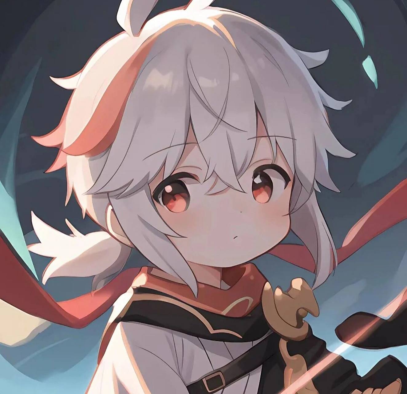 原神枫原万叶头像壁纸』万叶q版可爱头像』