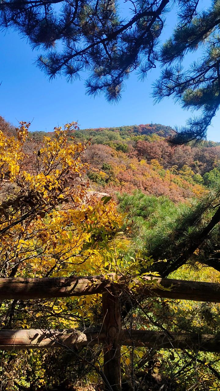 本溪平顶山,可以俯瞰整座城市的地方 原计划去关门山,由于人太多了,就