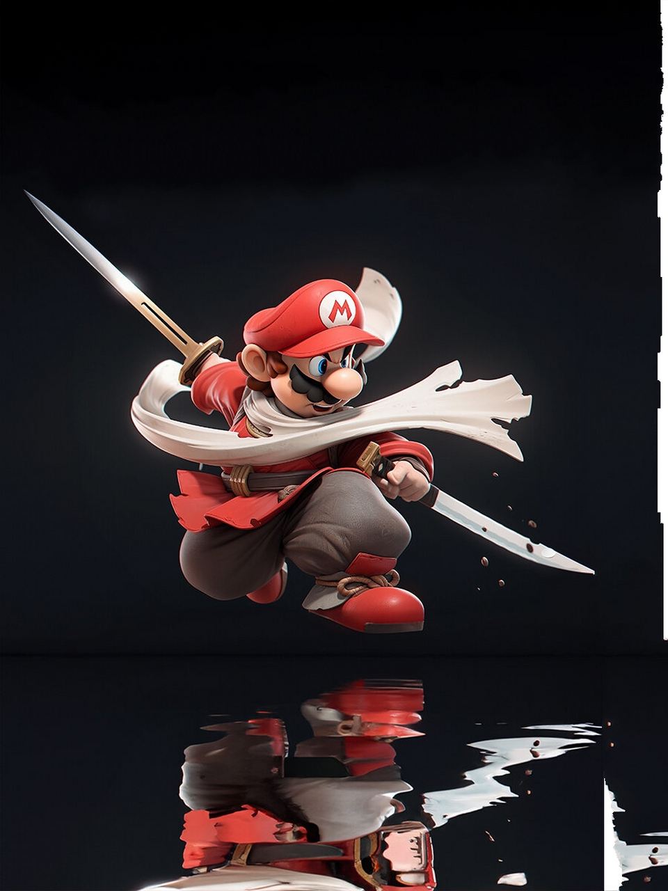 【第57期】今日份武者·马里奥高清壁纸 【武者·马里奥,剑指天下】