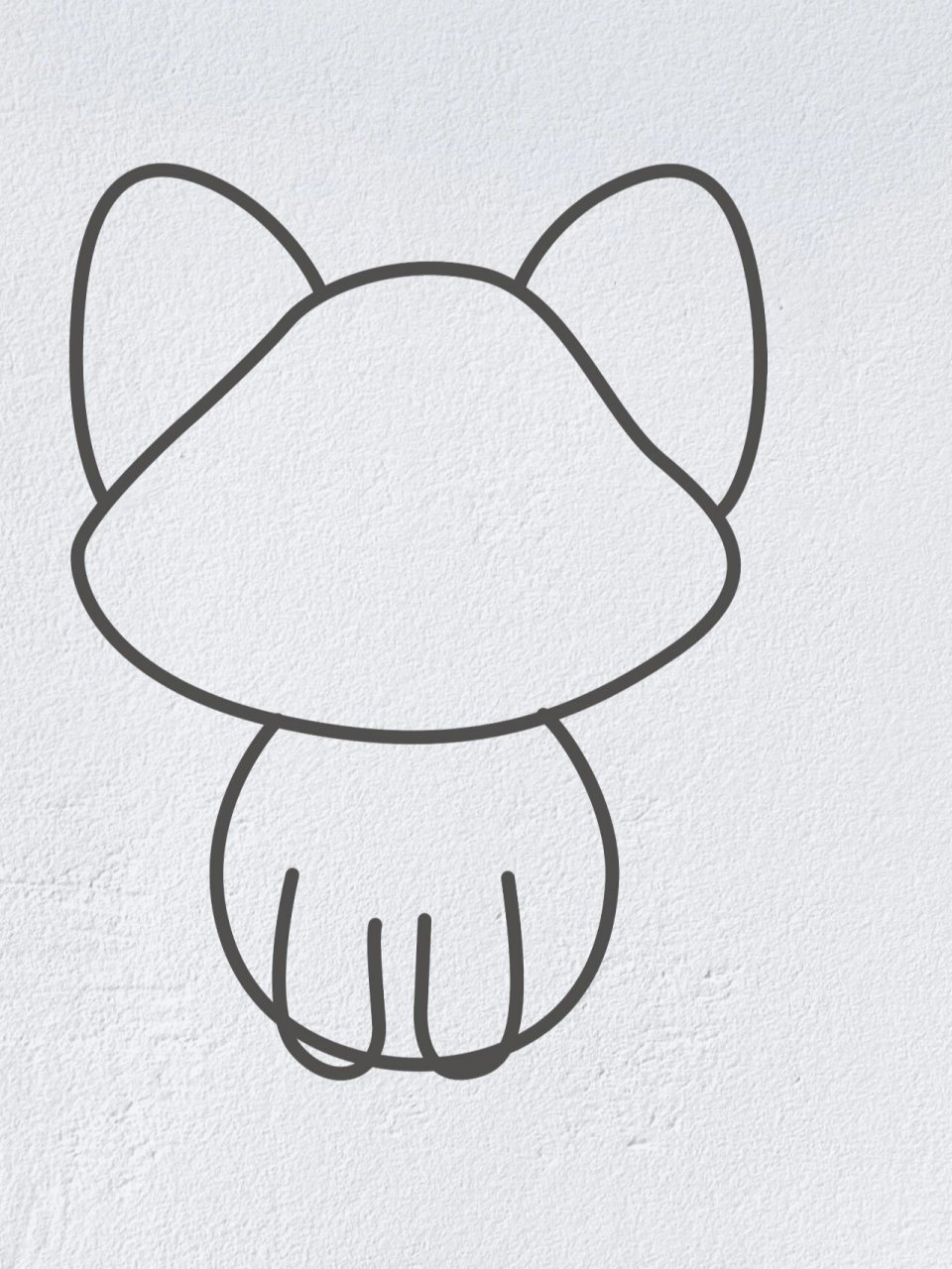 动物简笔画之可爱的小狐狸(内附过程图)