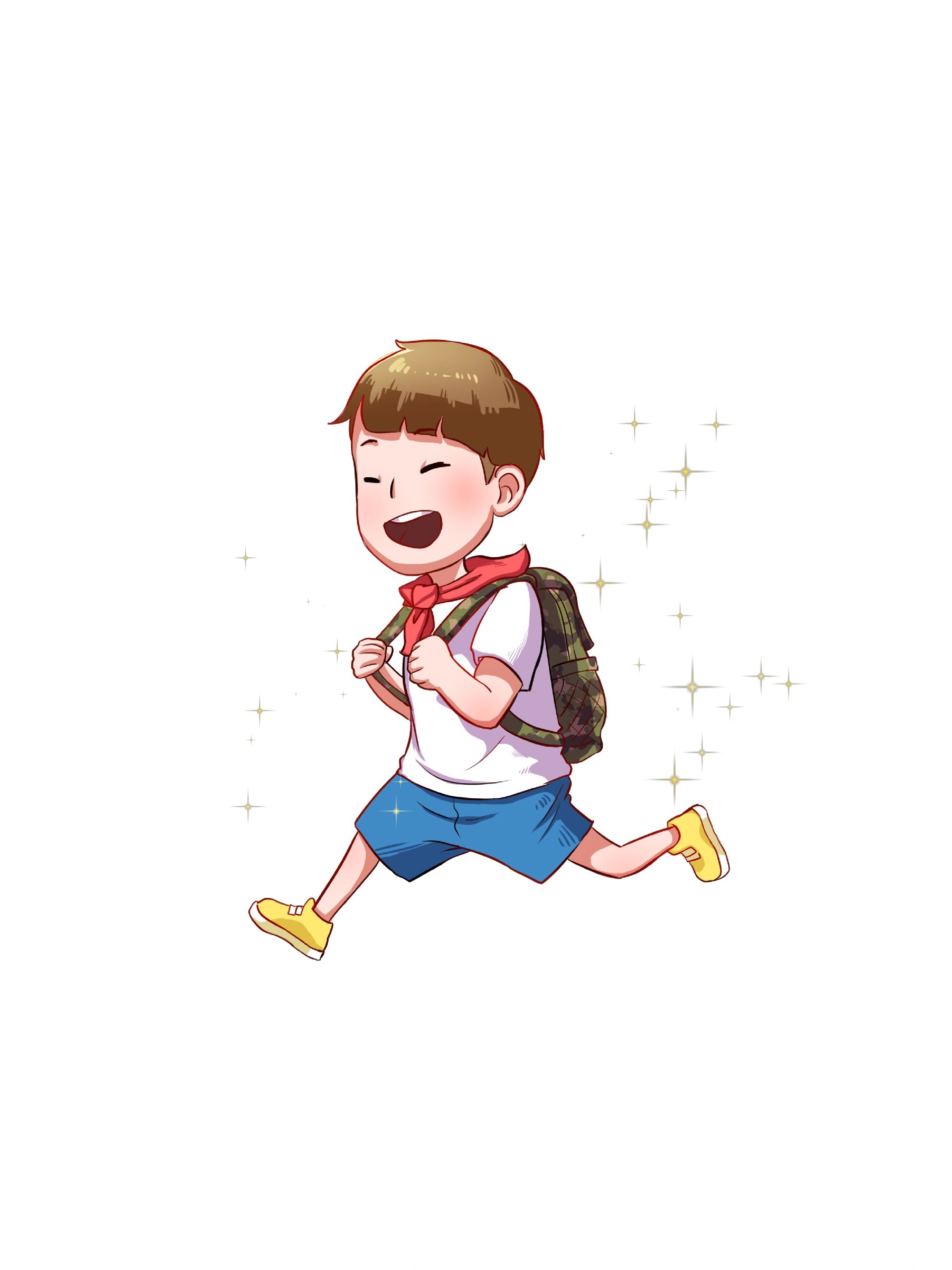 简笔画‖小学生教育主题卡通手绘插画① 969996999799