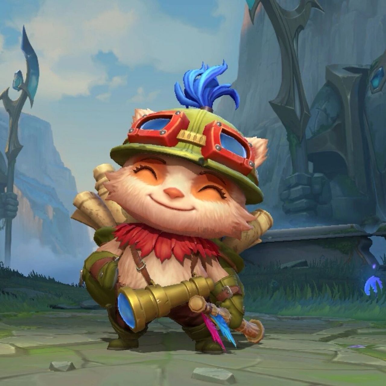 lol手游,适合新手玩的几个英雄 166迅捷斥候(提莫) 体型小巧可爱不