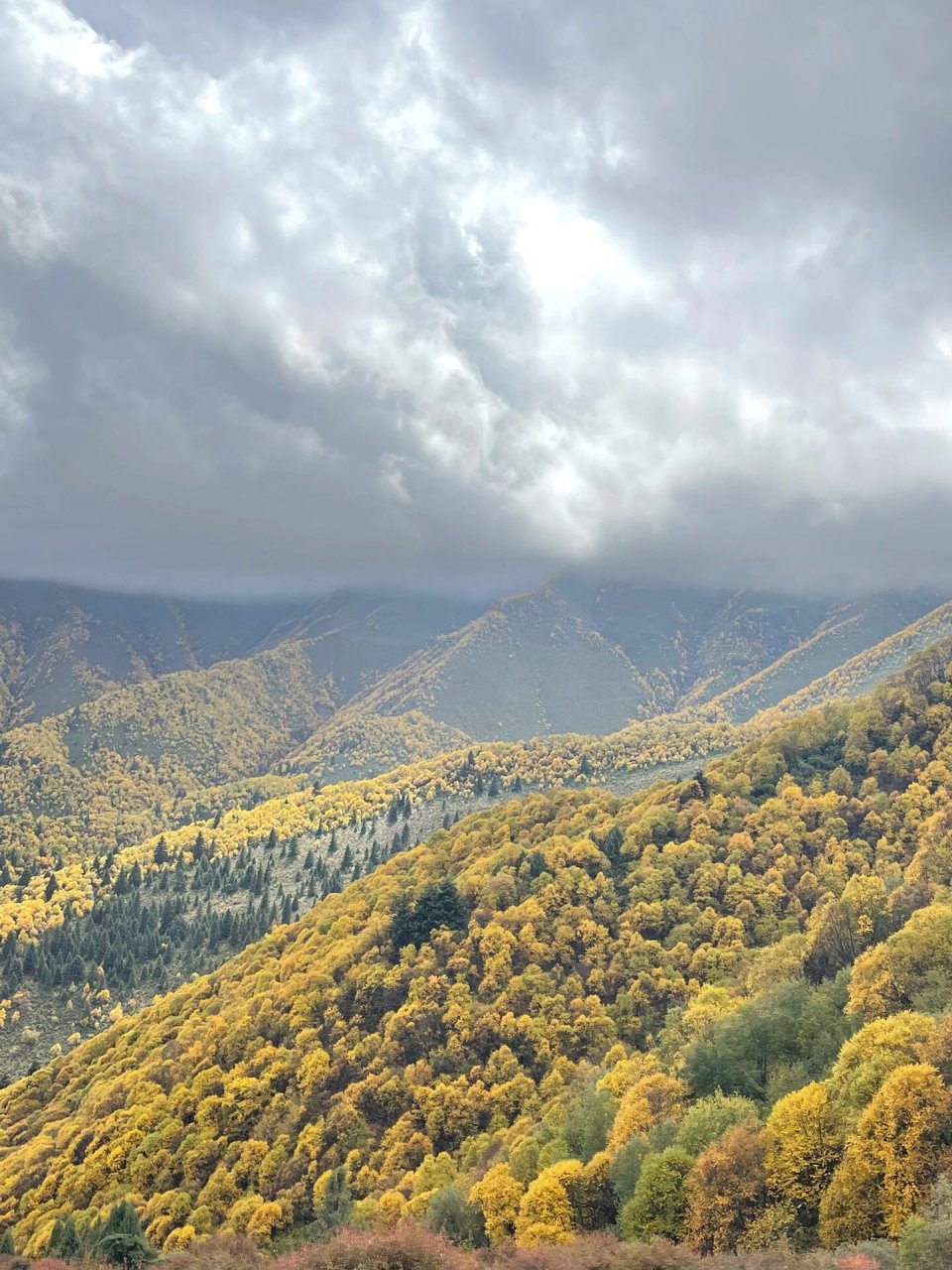 互助北山十二盘秋景图图片