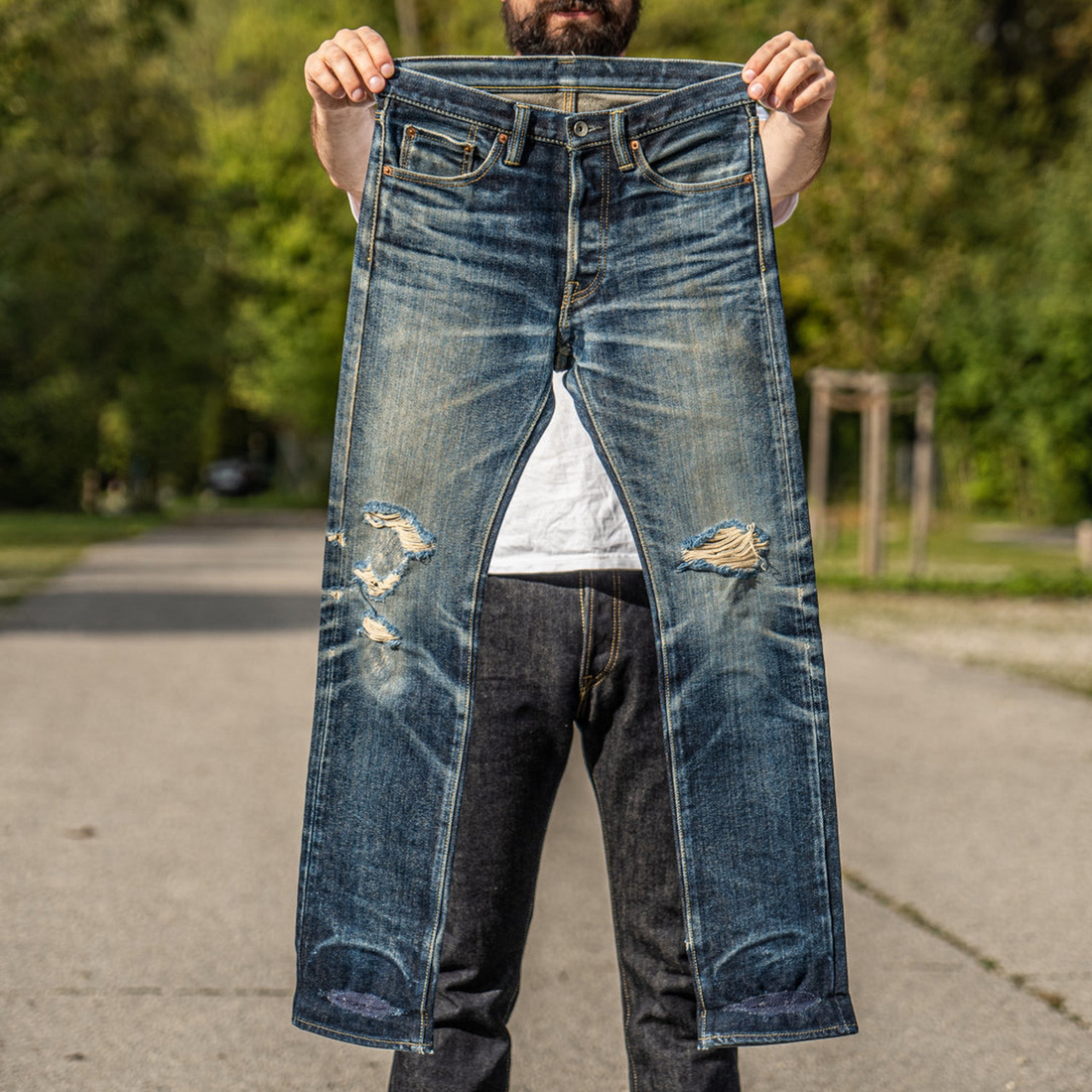 店铺现货| ironheart重磅修身小直筒牛仔裤 很久没有发布牛仔裤啦,我