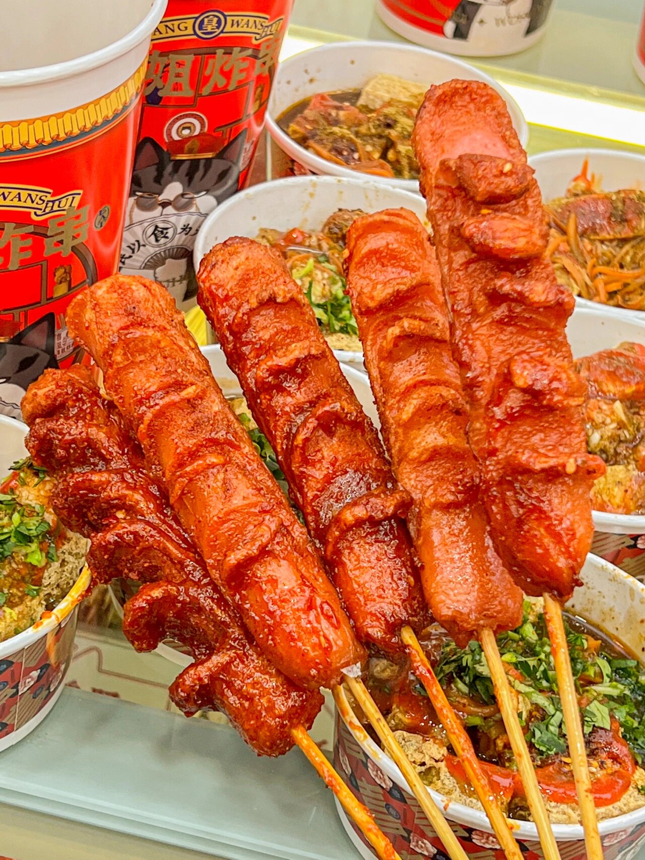 哥哥送的这个开花淀粉肠花束,真想天天吃 小时候的最爱‼️外面炸