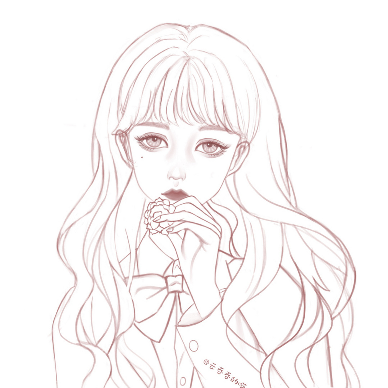 procreate丨女生头像丨五月速写03 ----------------------- 94软件