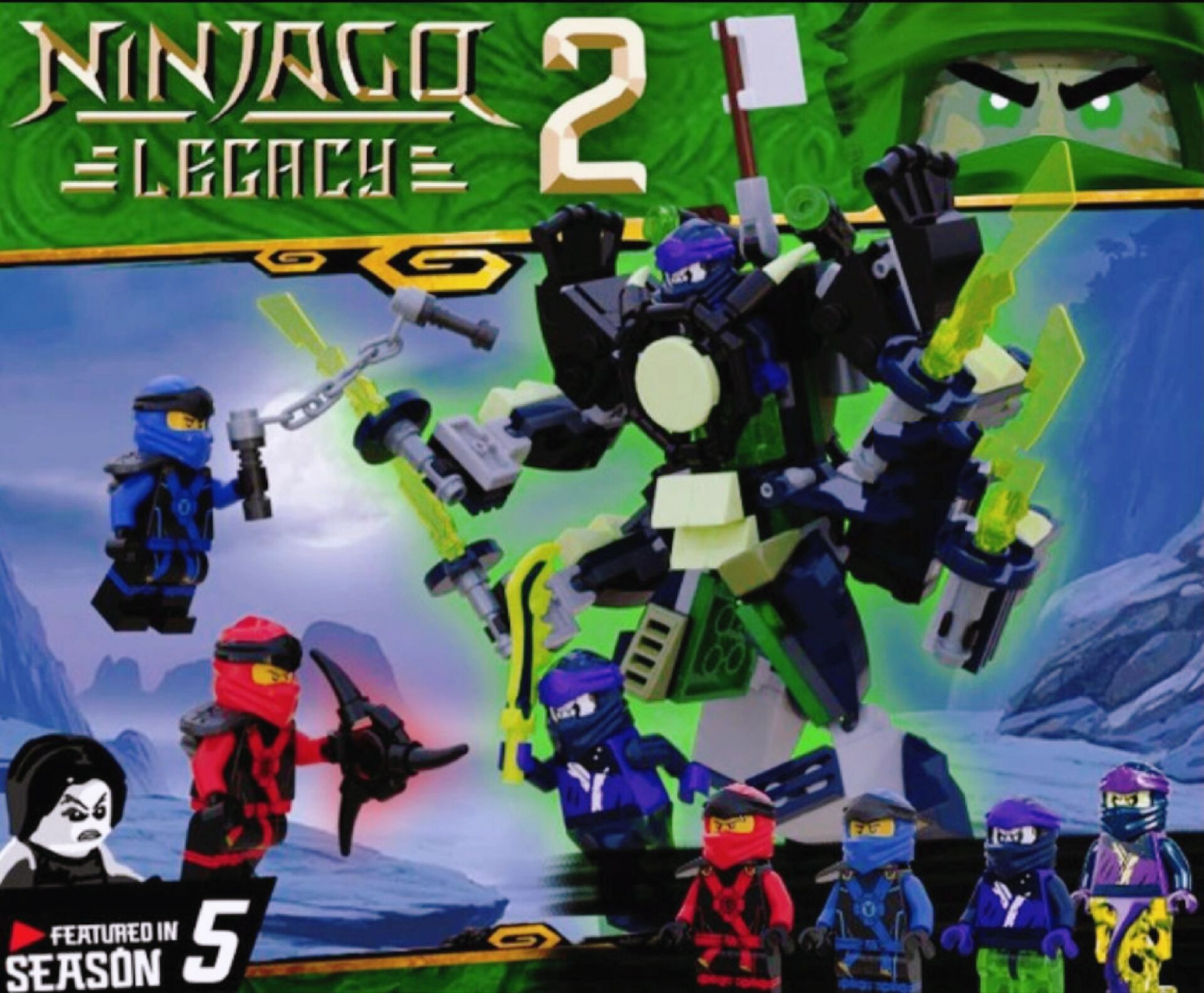 乐高幻影忍者moc969696 本图片转自于 谢谢大佬.97