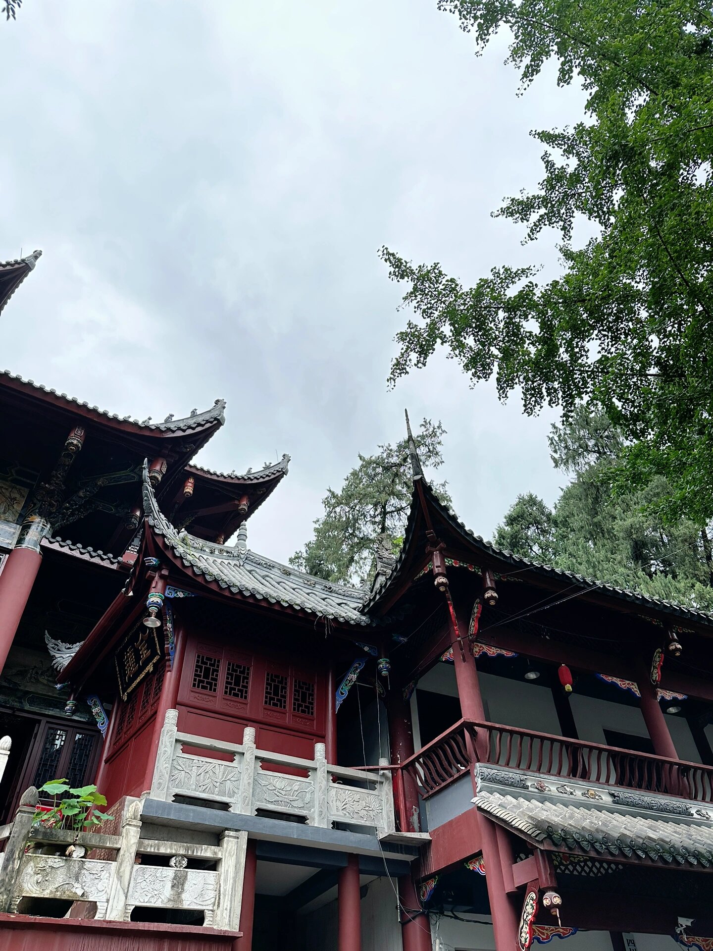 大邑鹤鸣山小环线徒步,轻松徒步