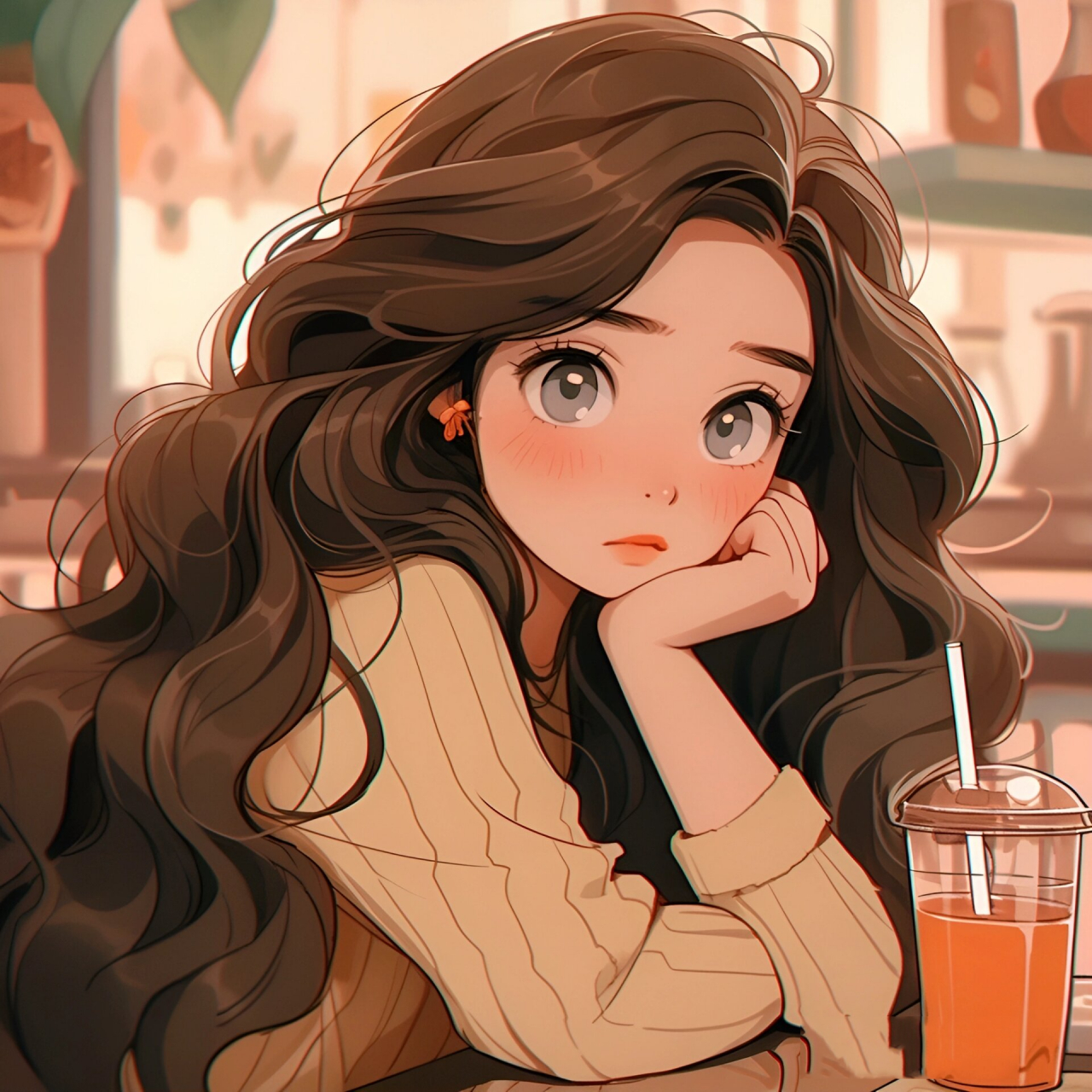 女生头像 ▏动漫头像 去成为一个拥有钝感力且快乐的人吧