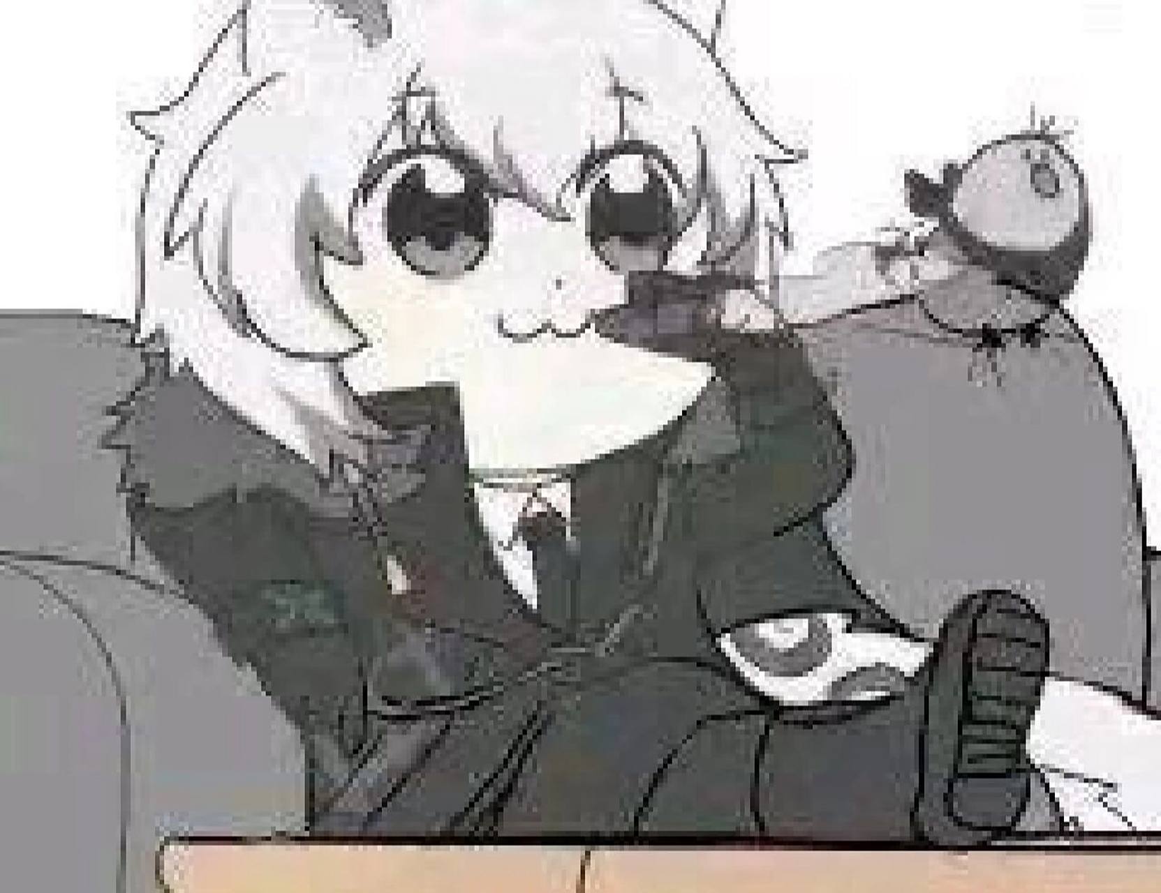 明日方舟沙雕表情包《银灰专属》 你们有谁抽到过银灰呀我怎么都抽不