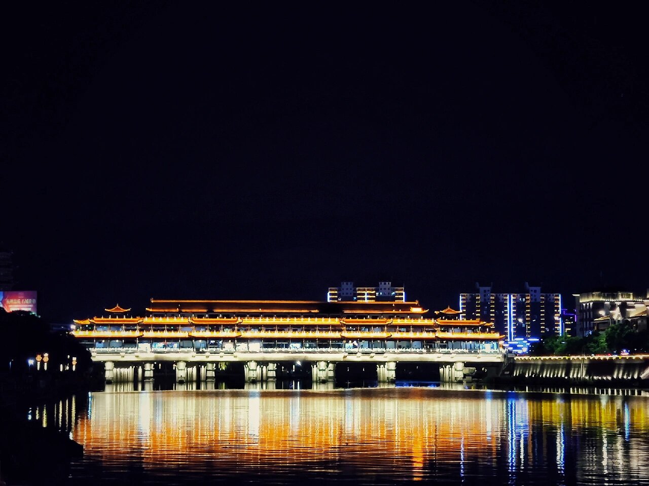 江西省内旅行|石城琴江廊桥风景带