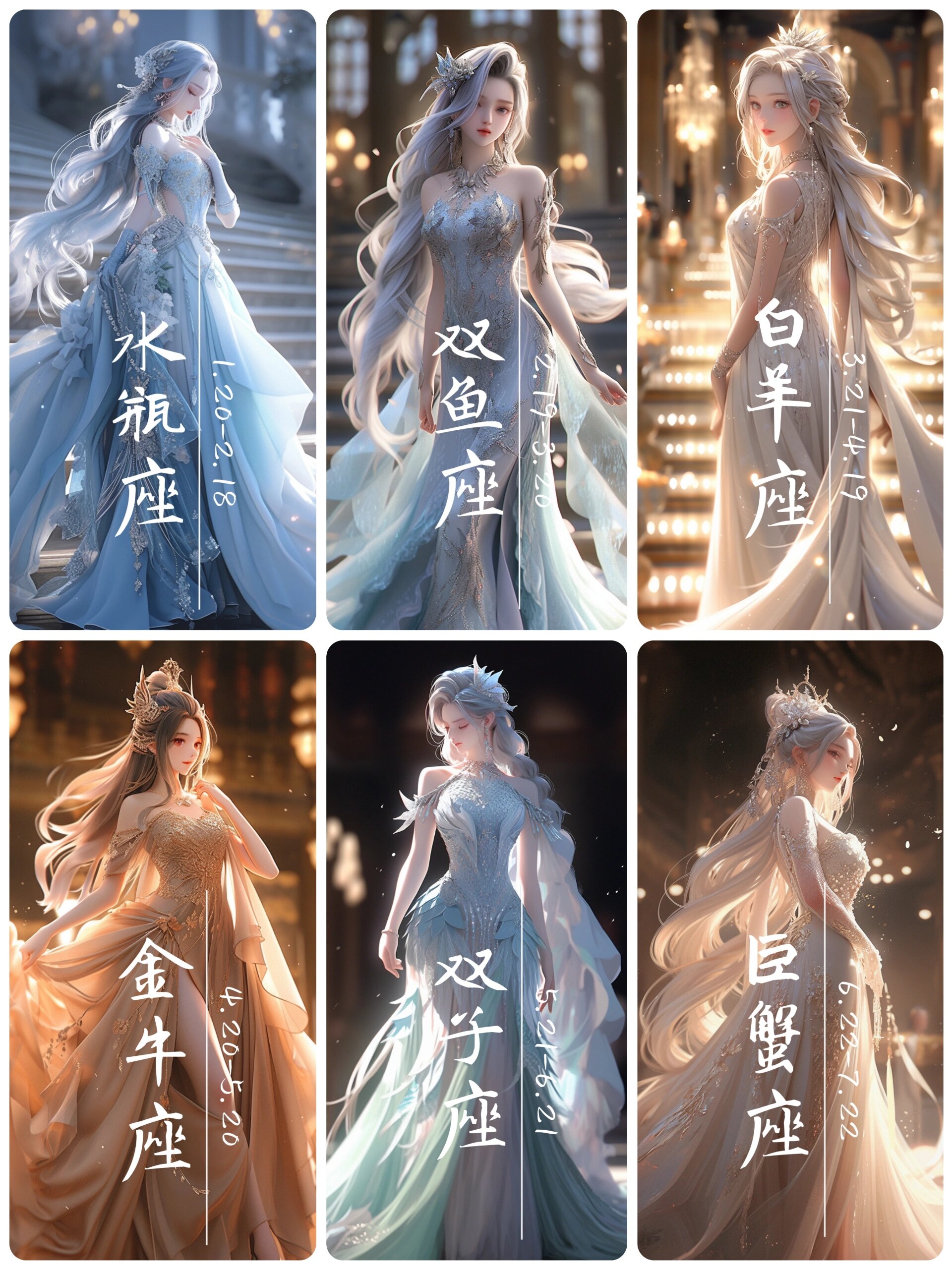 12星座公主裙(上@谁的曲奇饼掉了的动态