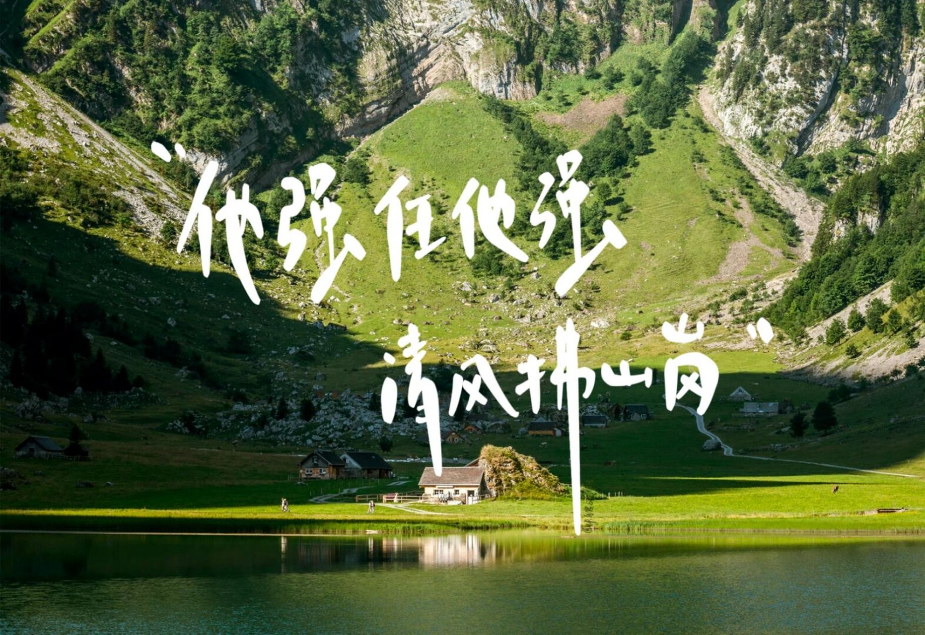 mac版 "他强任他强 清风拂山岗" #私藏壁纸# #高清壁纸# #壁纸分享