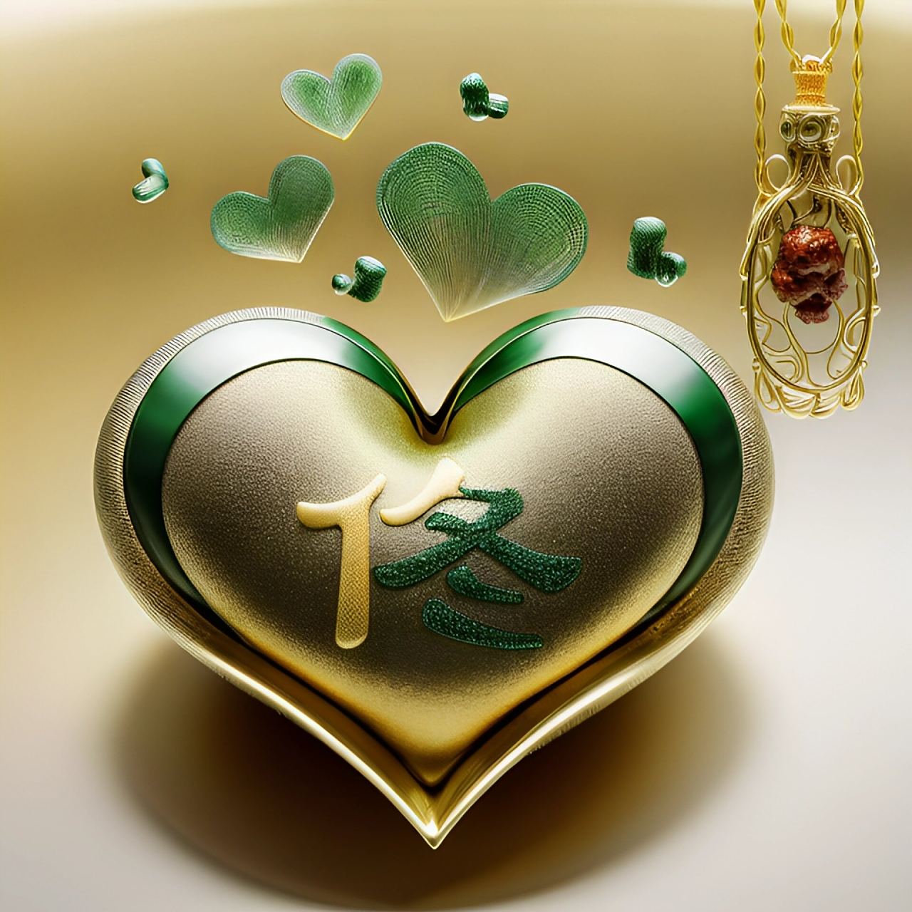 心形艺术姓氏头像