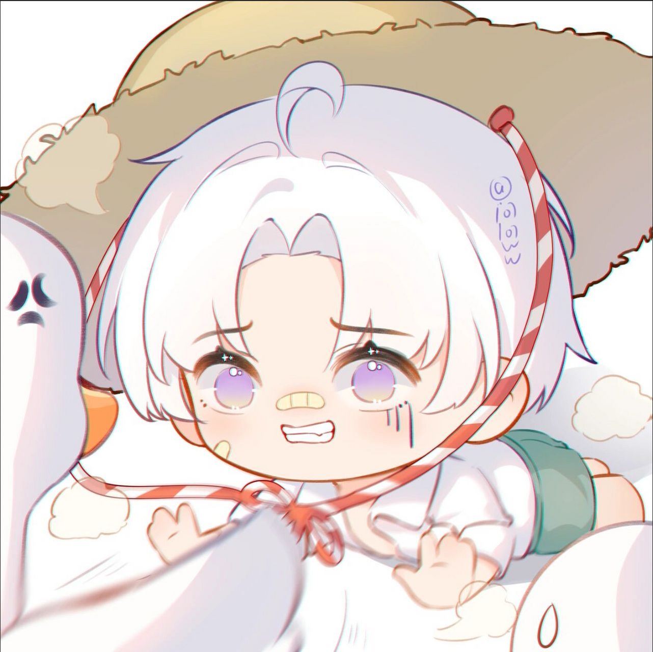 查理苏同人q版 画了光与夜之恋的查理苏同人图~ 鹅哥算了算了.jpg