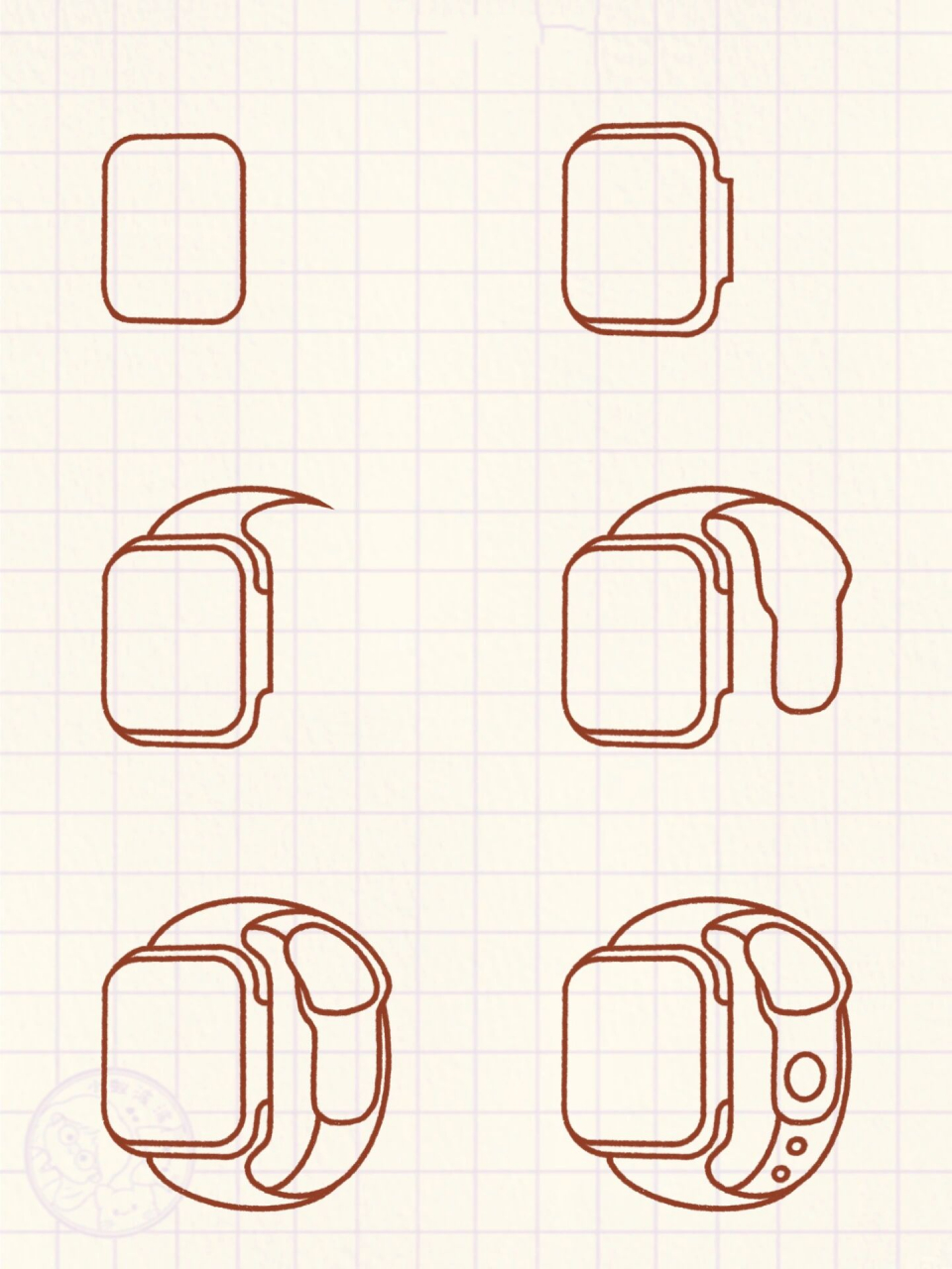 day85简笔画 教程之95电子产品73上色篇 95 今天是更新画画打卡
