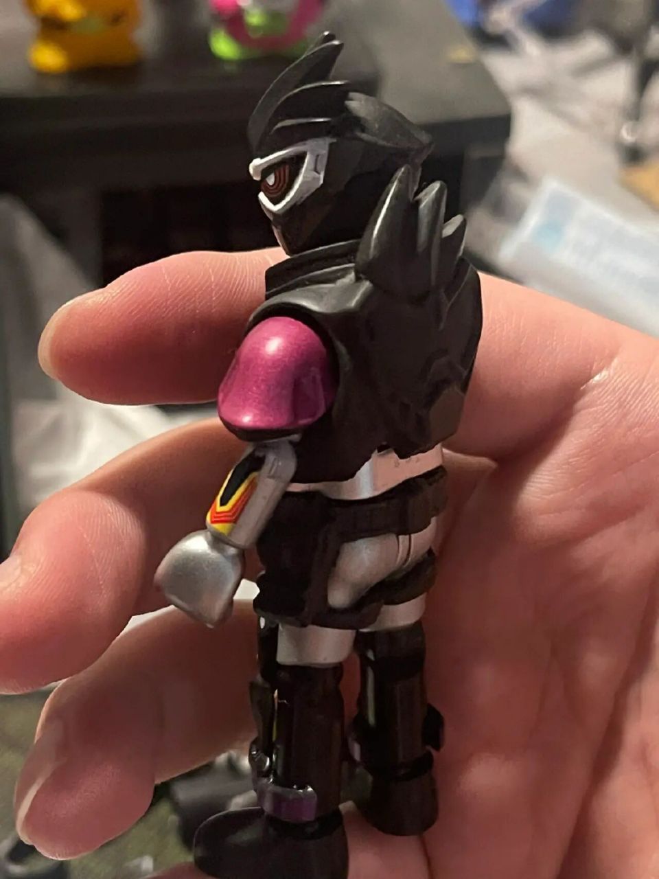 假面骑士艾克赛德幻梦软胶改造半成品 素体用的是布鲁克奥特曼,意外的