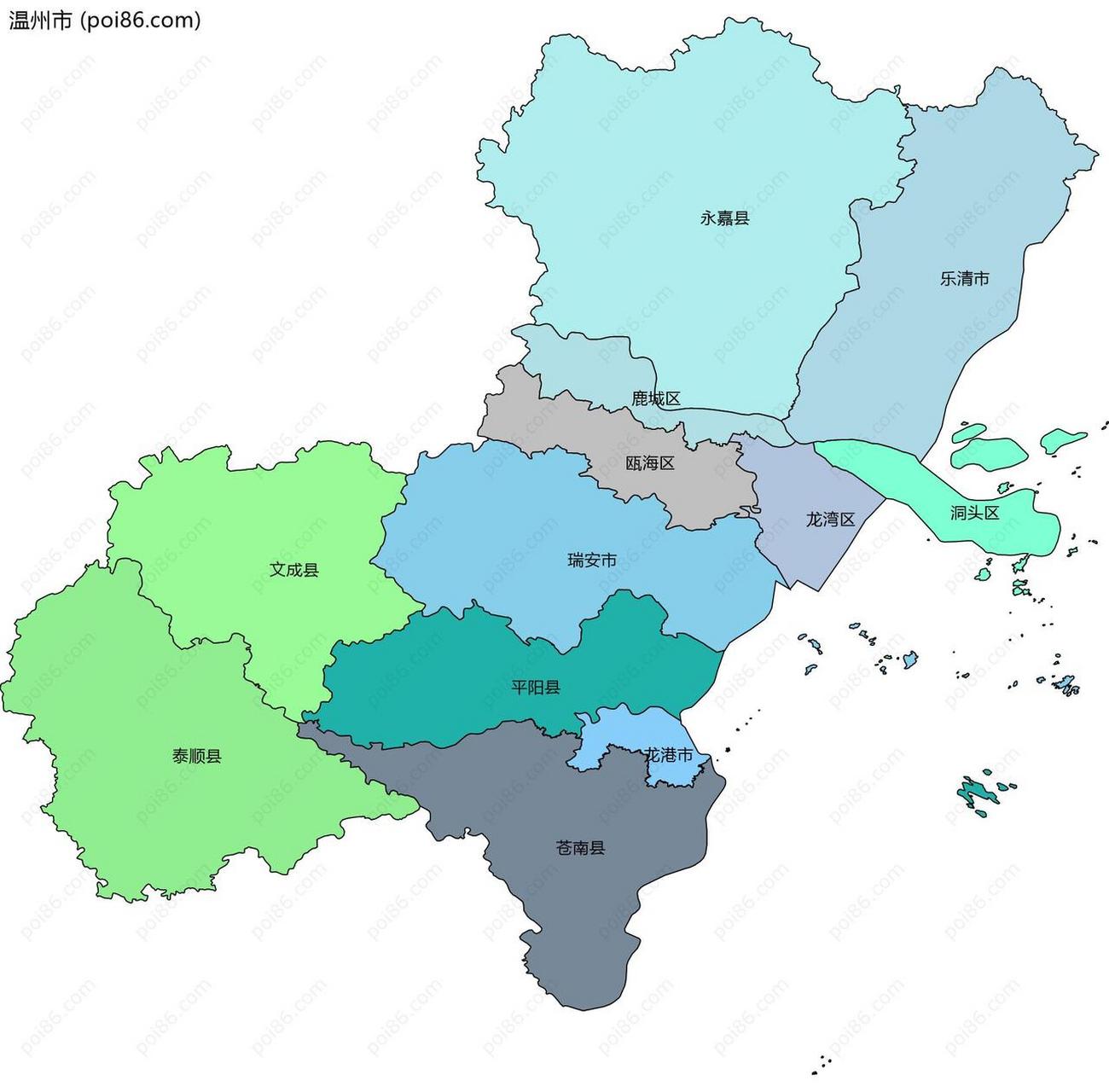 为什么温州的永嘉这么大,隔壁乐清相比之下地域就小很多?