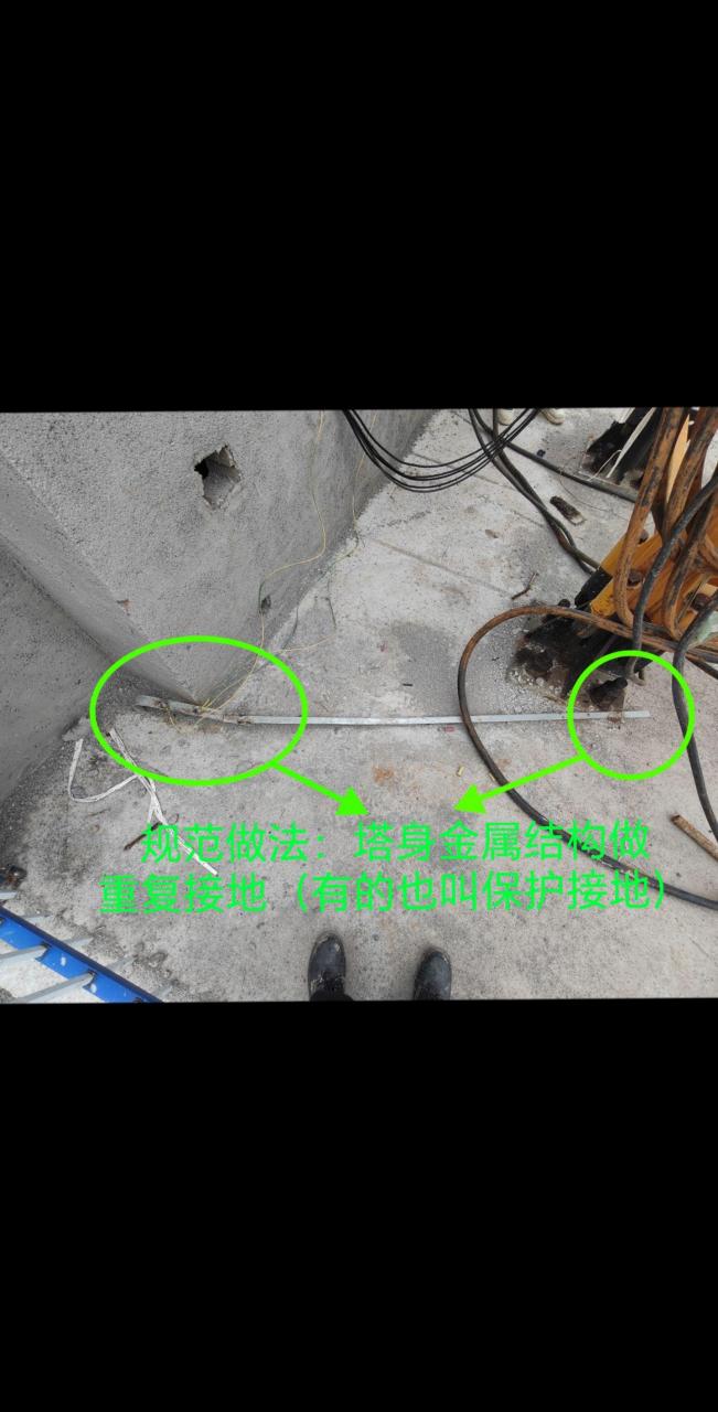 塔吊防雷接地和重复接地的规范做法.