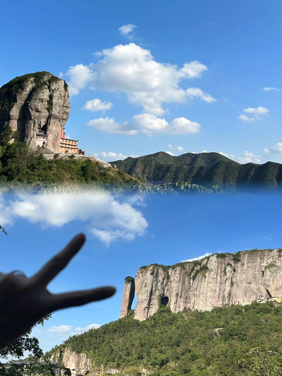 雁荡山风景区-羊角洞 别有洞天  日落92黄昏的安静 带走了一周的