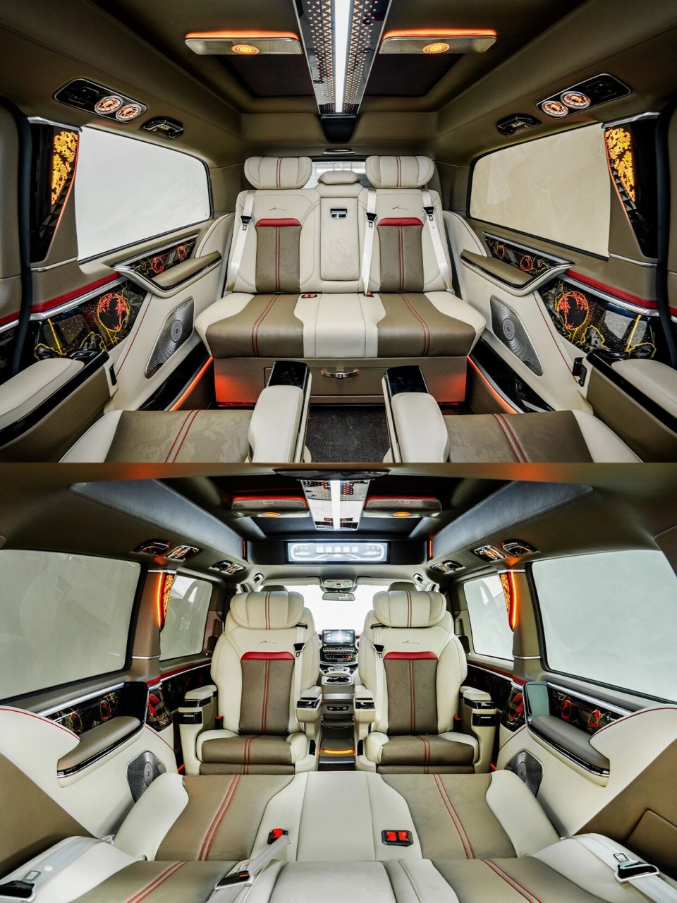 百万排面奔驰头等舱,豪华定制mpv#豪华商务车# #商务车改装# #保姆车