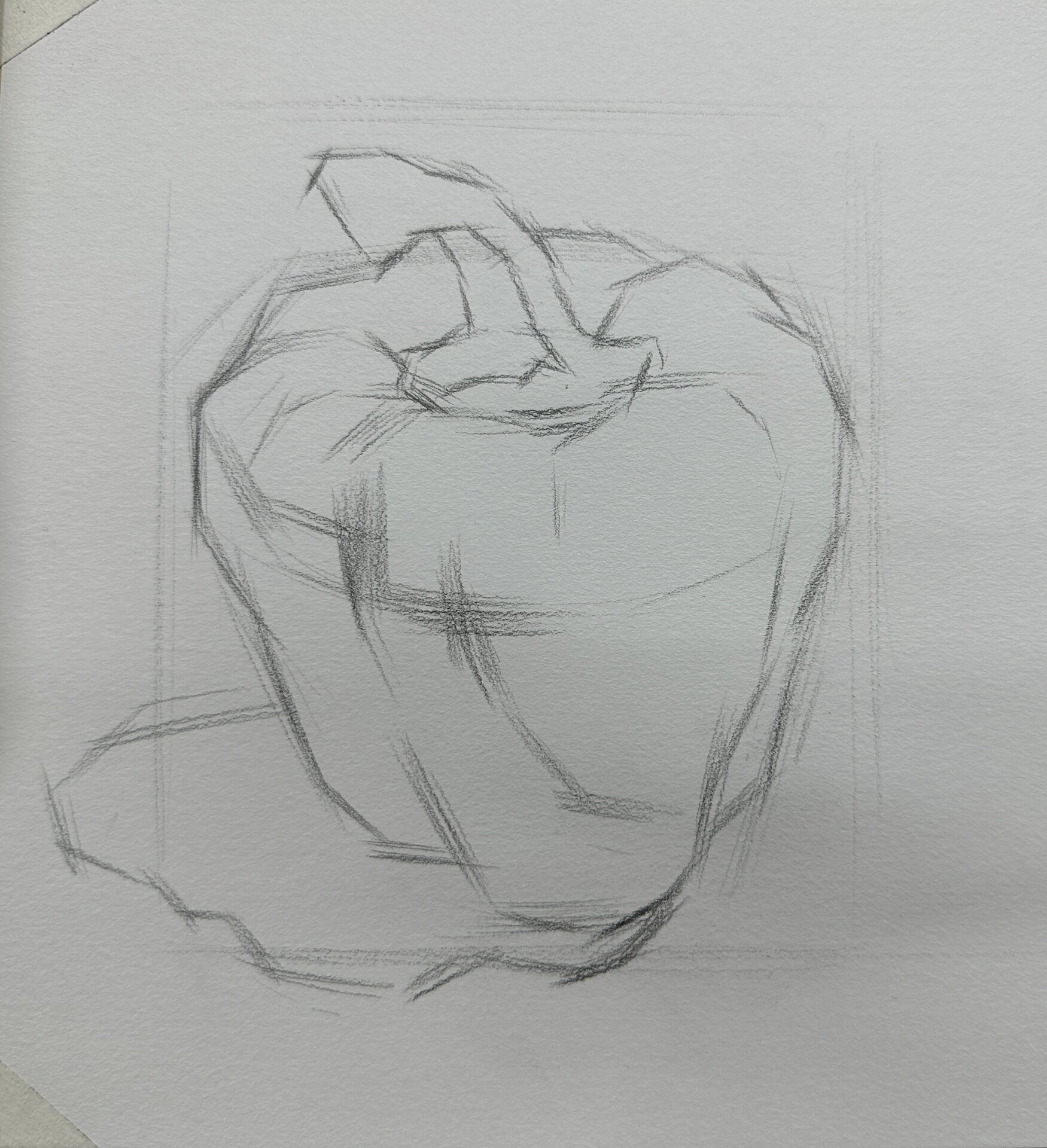 素描静物青椒来一个步骤@有的梦要去追的动态